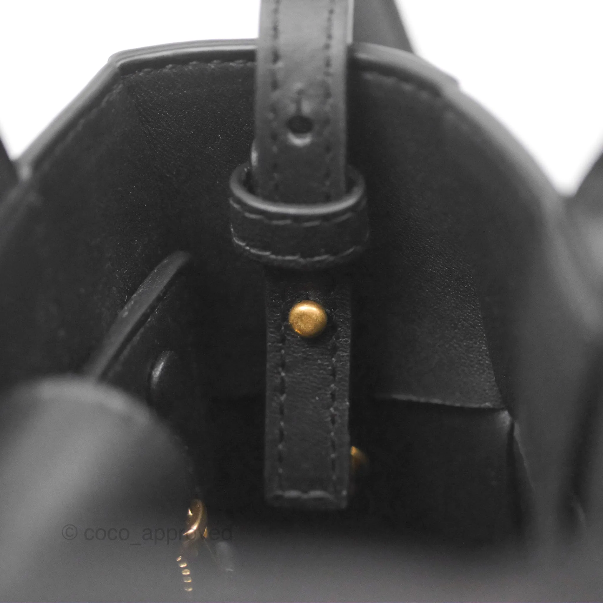 Bottega Veneta Mini Cassette Tote Bag Black