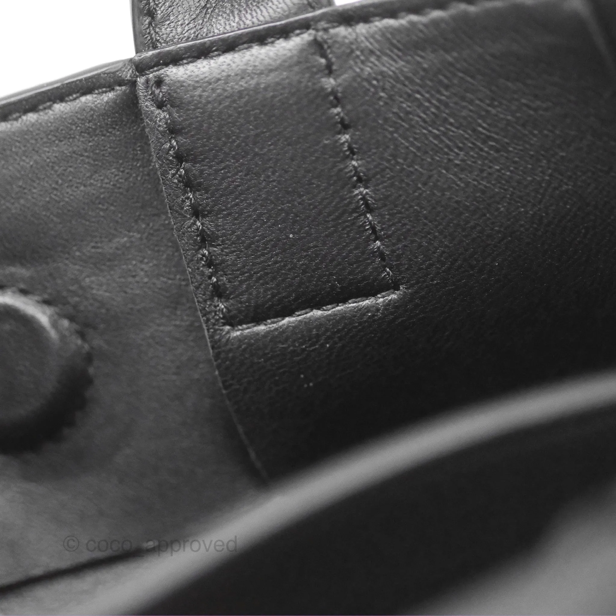 Bottega Veneta Mini Cassette Tote Bag Black