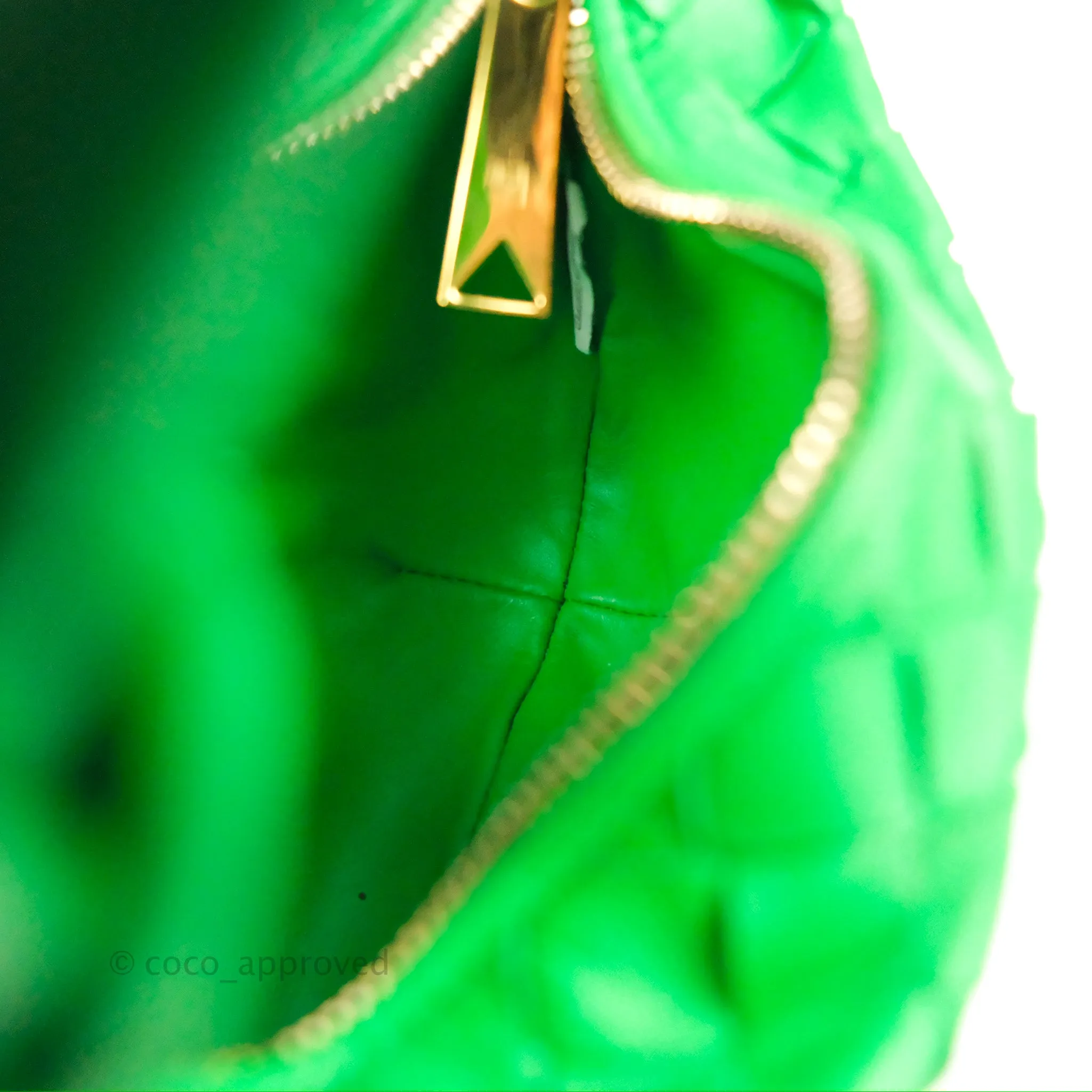 Bottega Veneta Mini Jodie Bag Green Intrecciato Lambskin