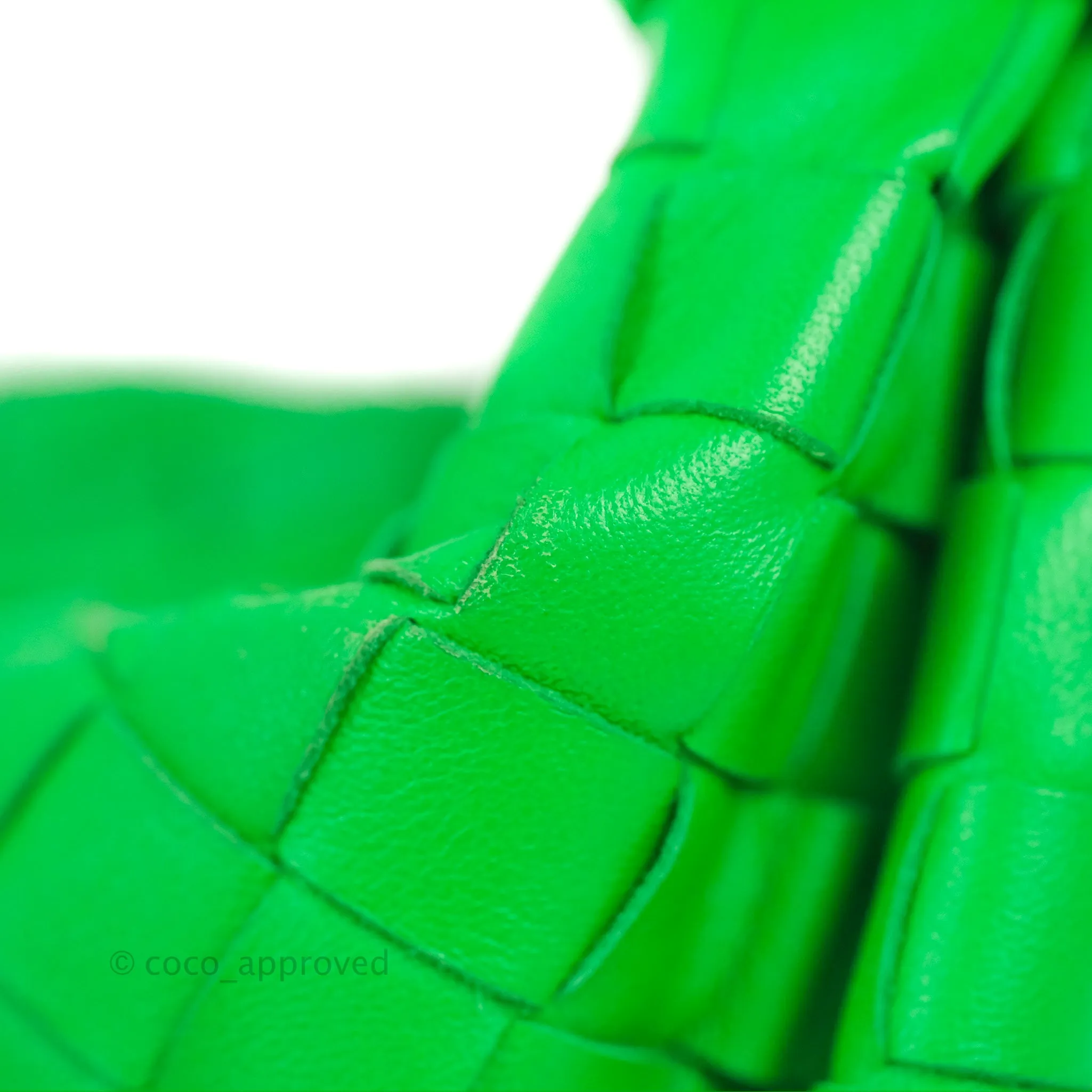 Bottega Veneta Mini Jodie Bag Green Intrecciato Lambskin