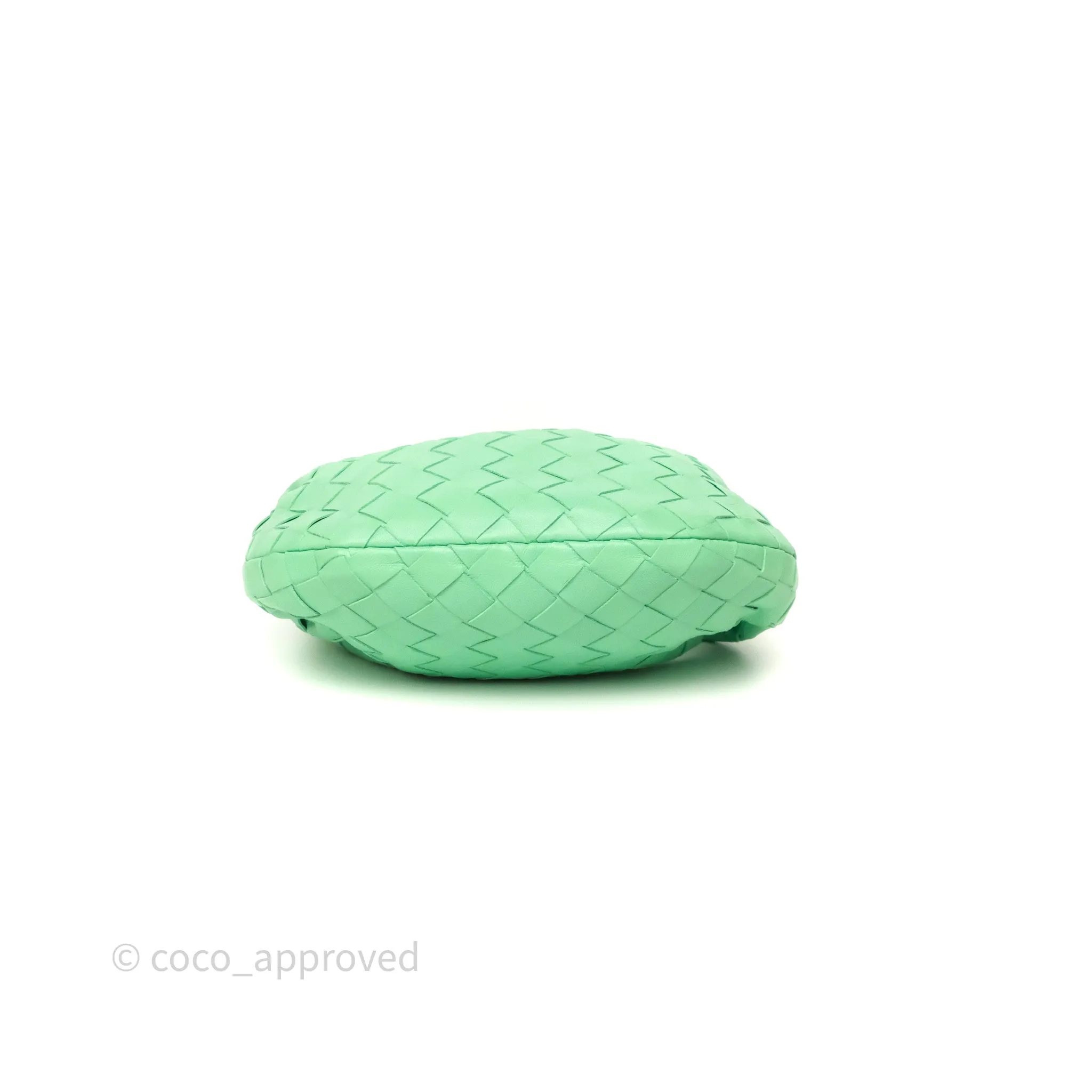 Bottega Veneta Mini Jodie Bag Green Intrecciato Lambskin