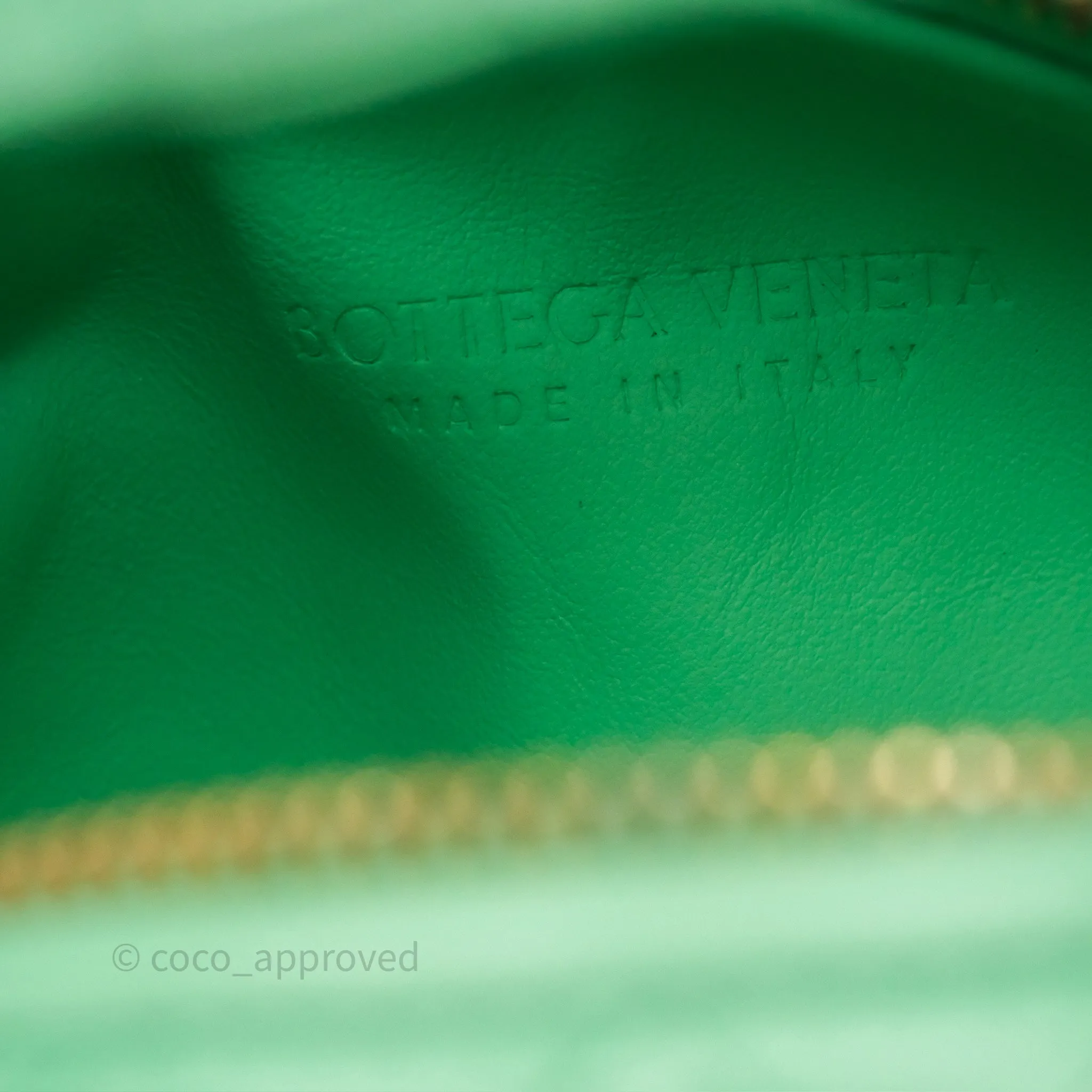 Bottega Veneta Mini Jodie Bag Green Intrecciato Lambskin