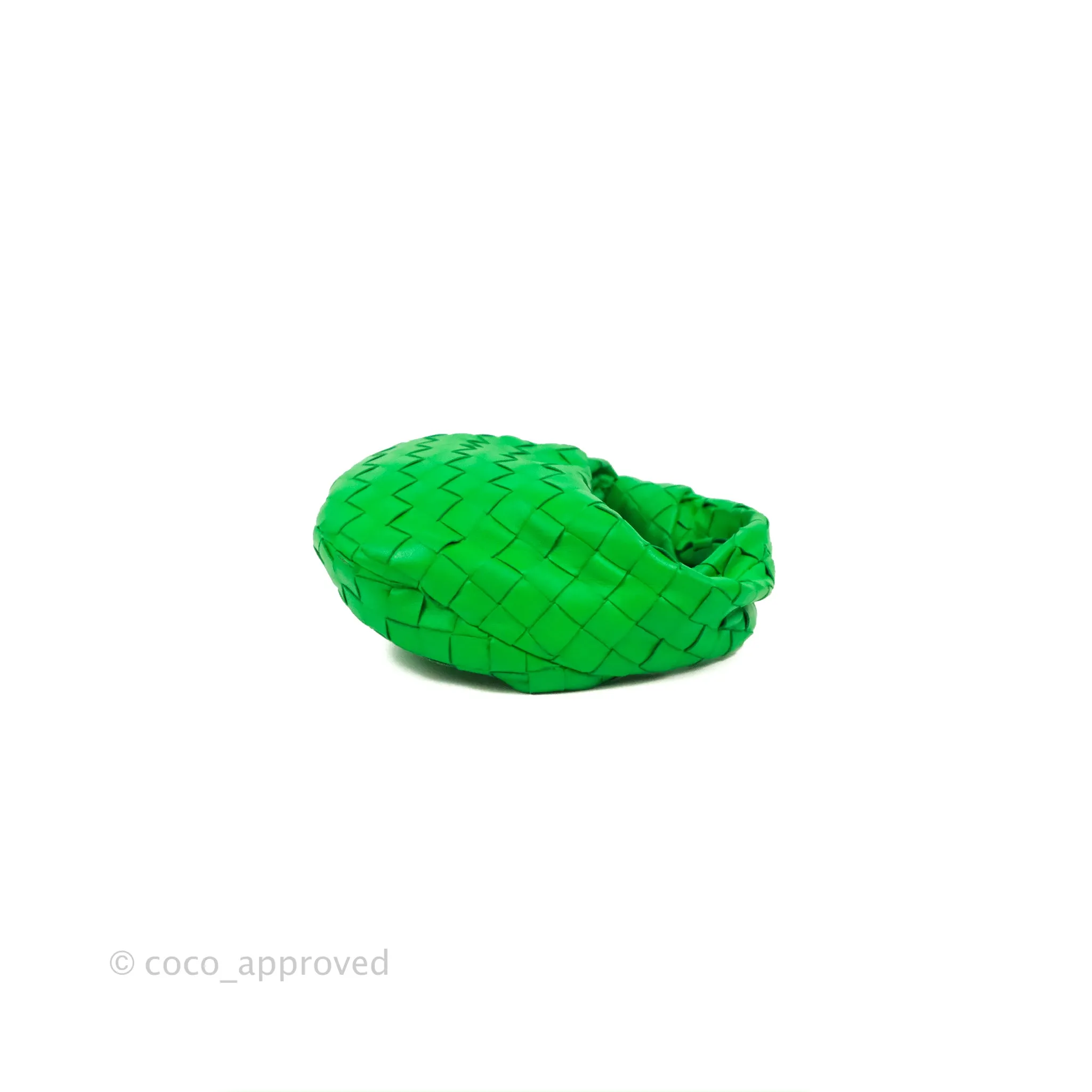 Bottega Veneta Mini Jodie Bag Green Intrecciato Lambskin