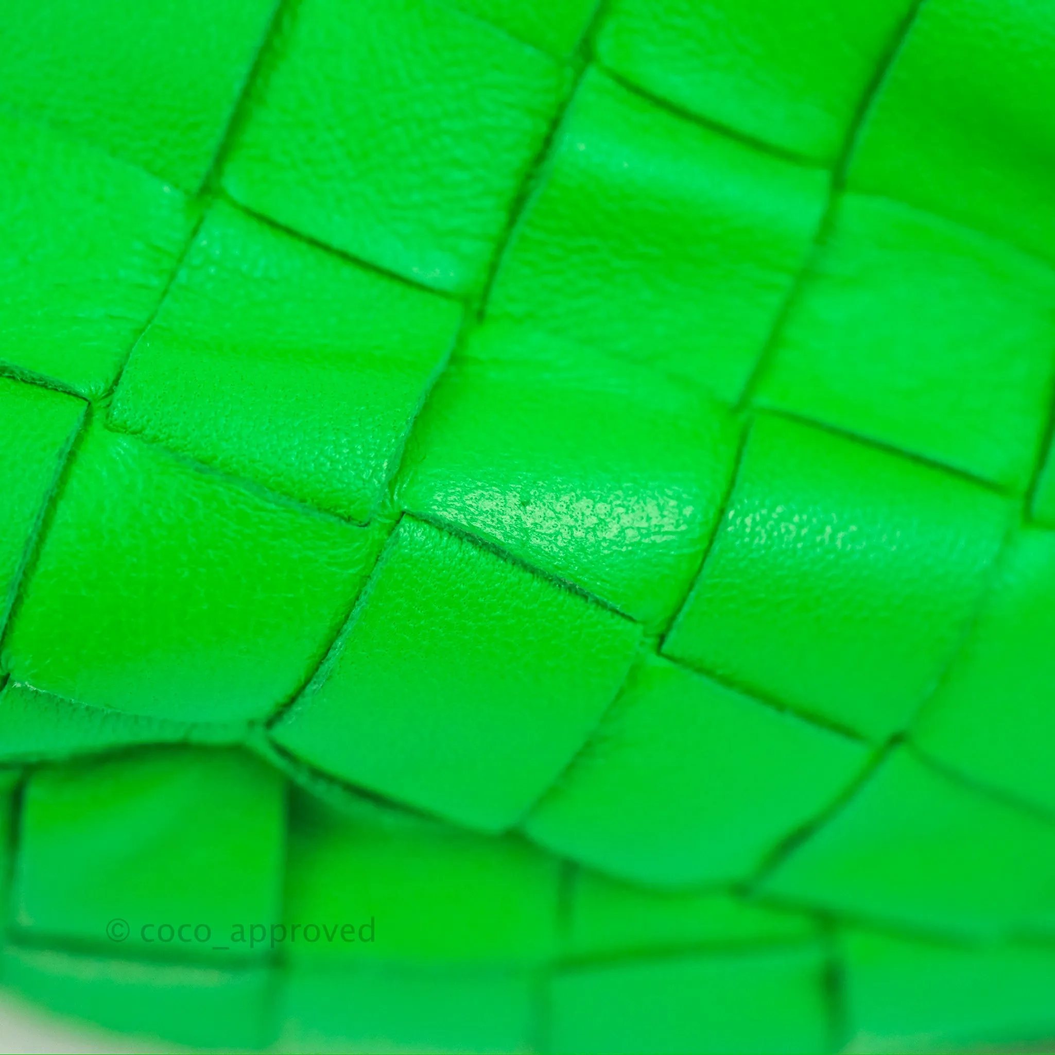 Bottega Veneta Mini Jodie Bag Green Intrecciato Lambskin