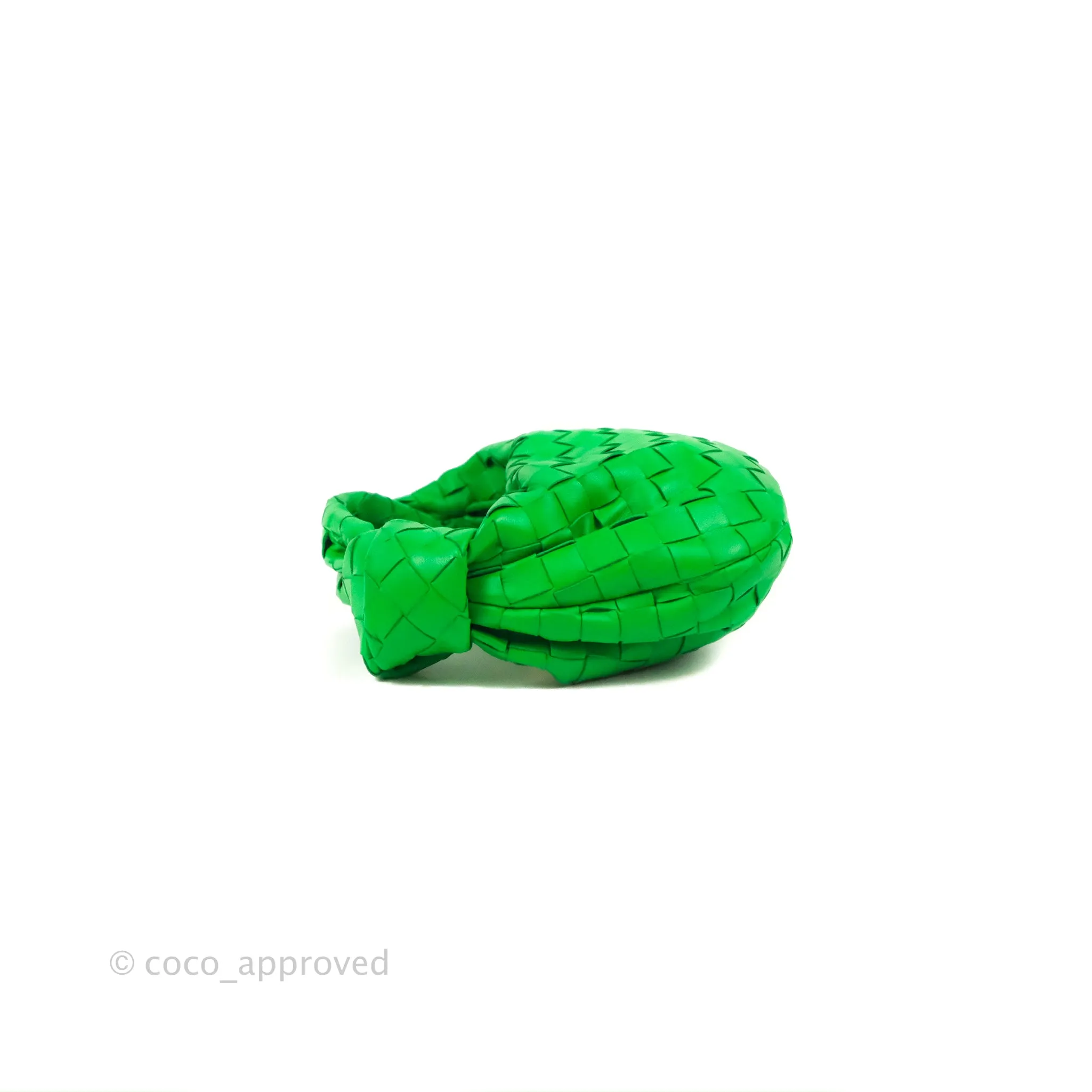 Bottega Veneta Mini Jodie Bag Green Intrecciato Lambskin
