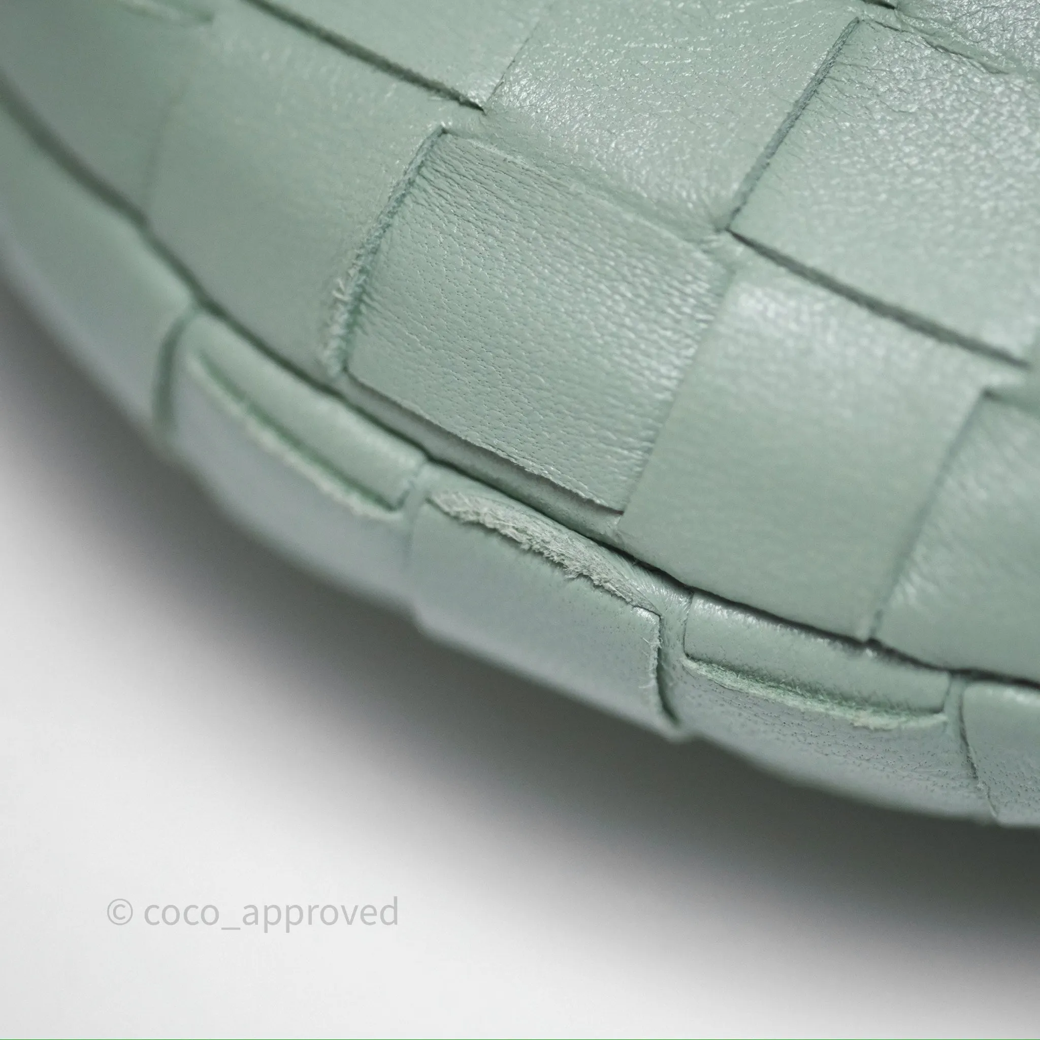 Bottega Veneta Mini Jodie Bag Intrecciato Green Lambskin Gold Hardware