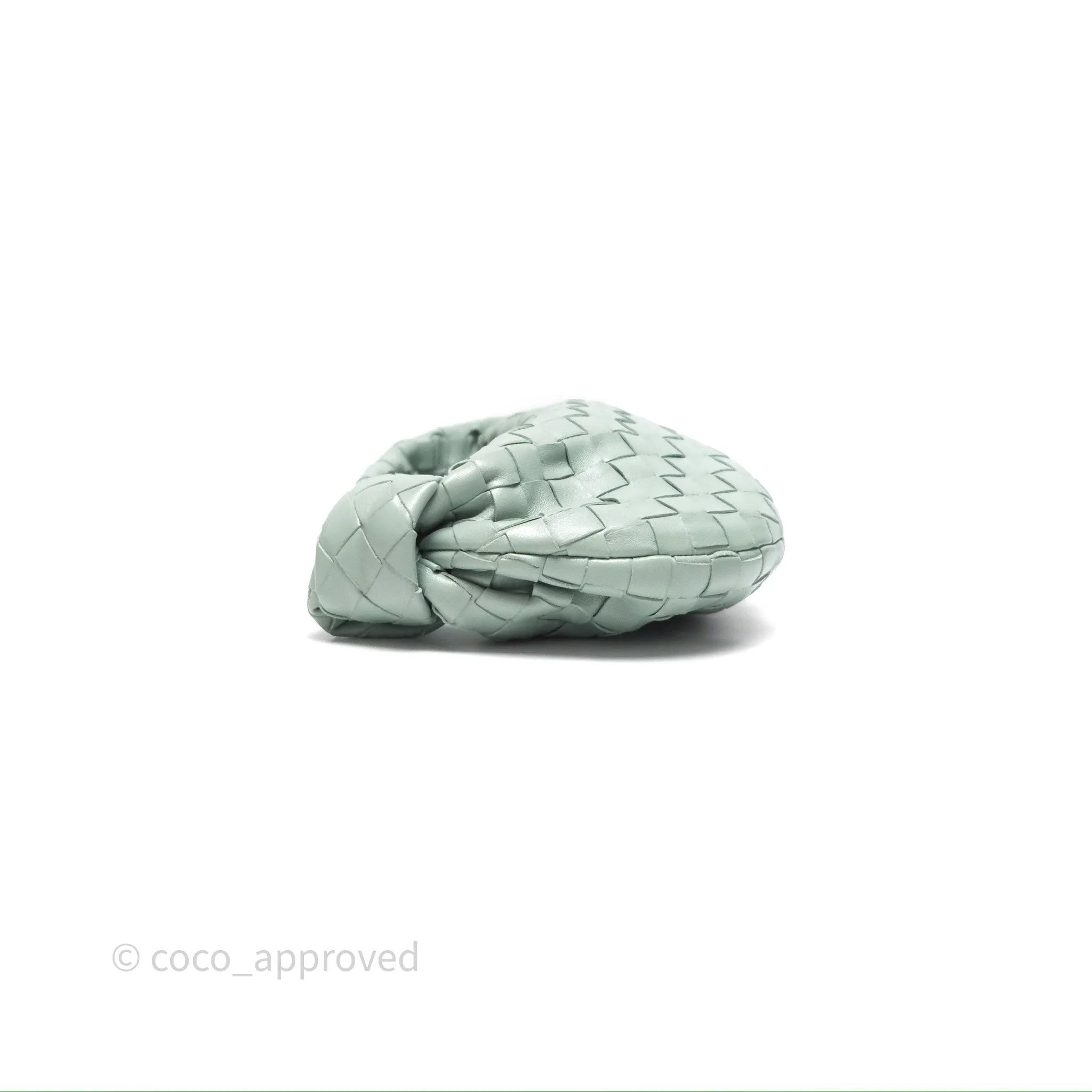 Bottega Veneta Mini Jodie Bag Intrecciato Green Lambskin Gold Hardware