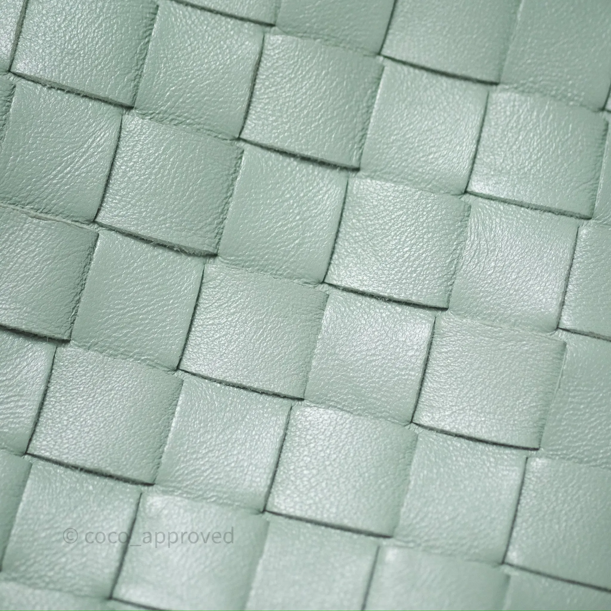Bottega Veneta Mini Jodie Bag Intrecciato Green Lambskin Gold Hardware