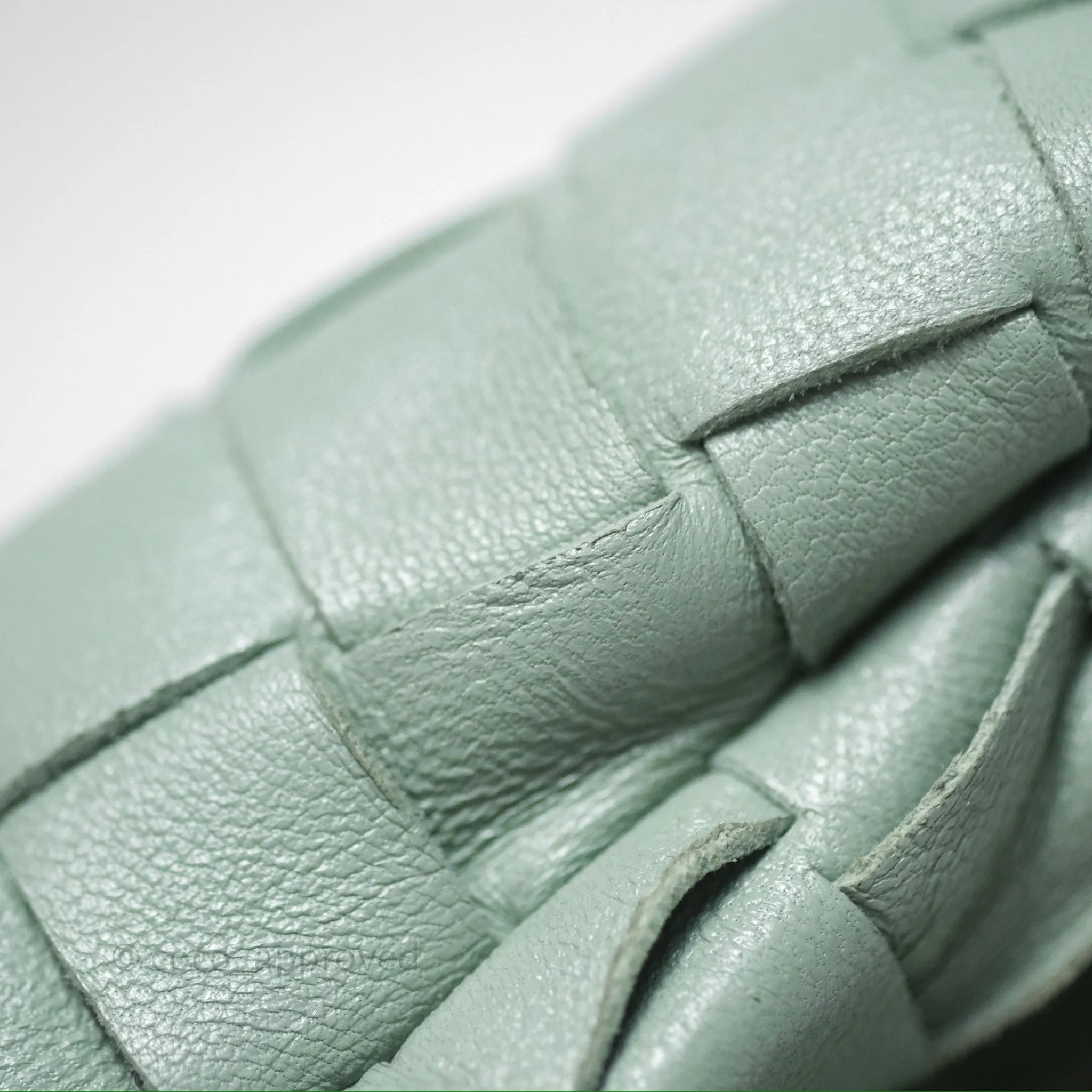Bottega Veneta Mini Jodie Bag Intrecciato Green Lambskin Gold Hardware