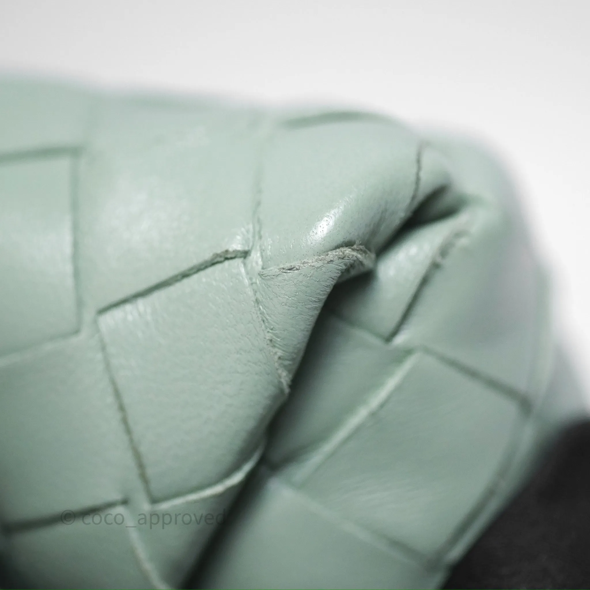 Bottega Veneta Mini Jodie Bag Intrecciato Green Lambskin Gold Hardware