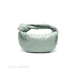 Bottega Veneta Mini Jodie Bag Intrecciato Green Lambskin Gold Hardware