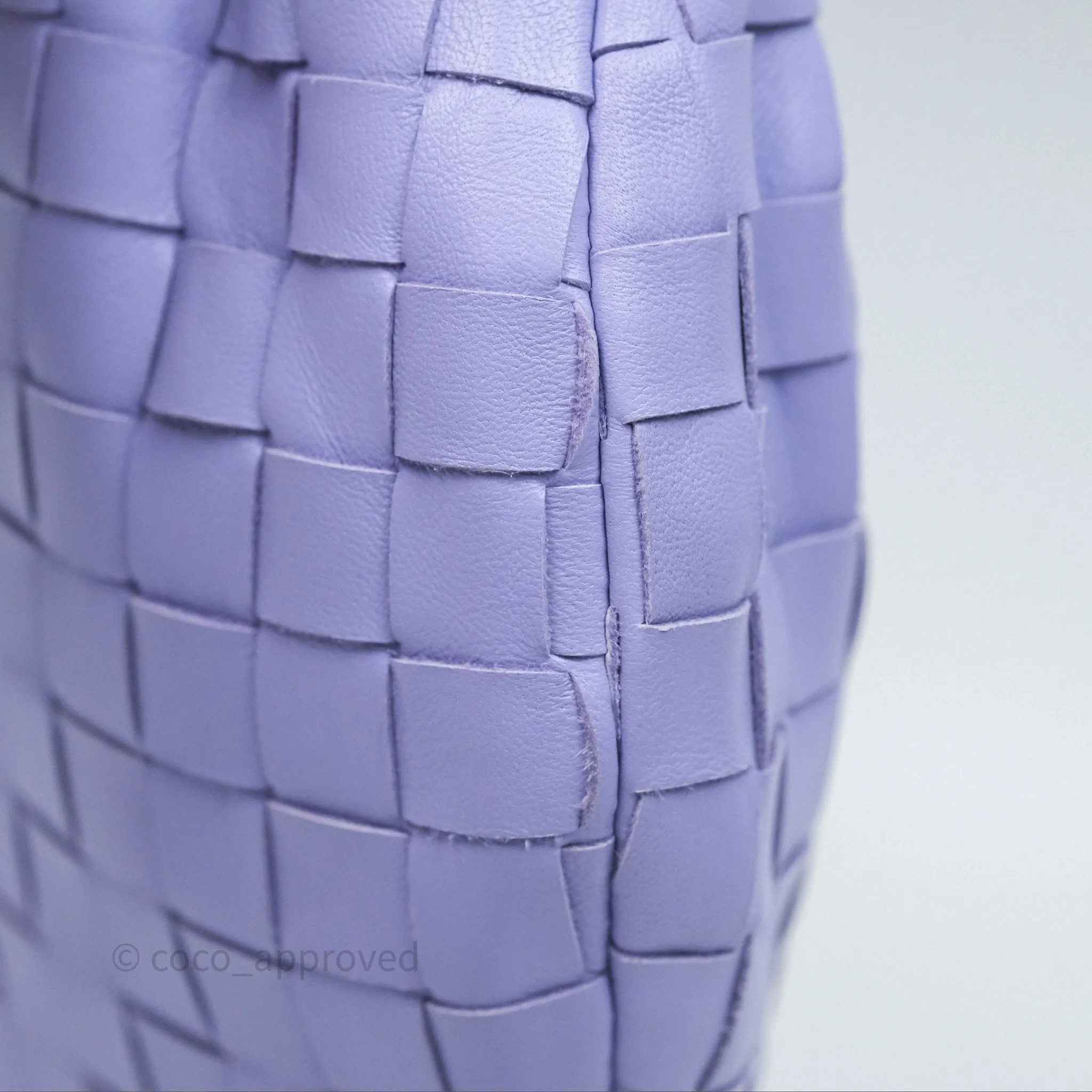 Bottega Veneta Mini Jodie Bag Purple Intrecciato Lambskin