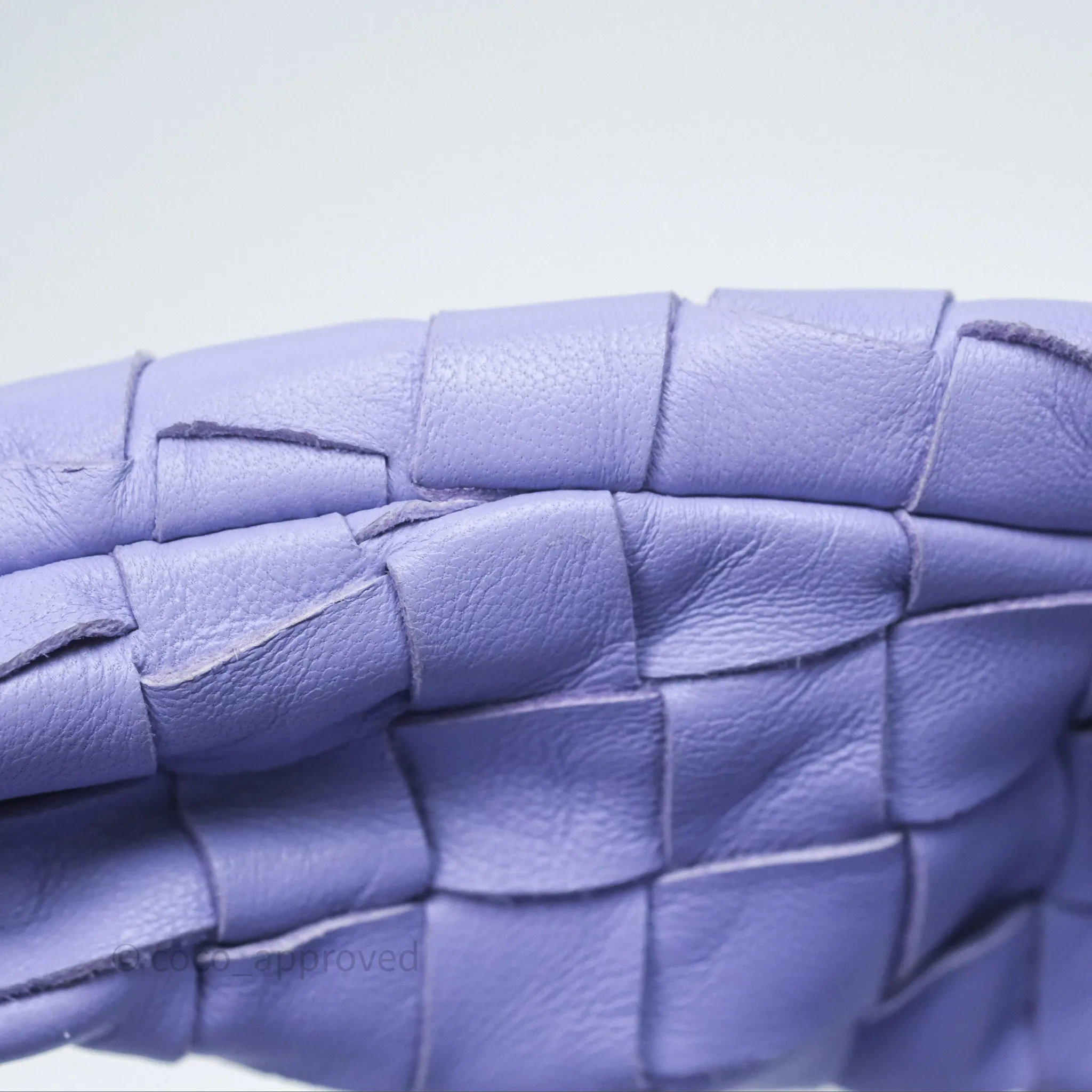 Bottega Veneta Mini Jodie Bag Purple Intrecciato Lambskin