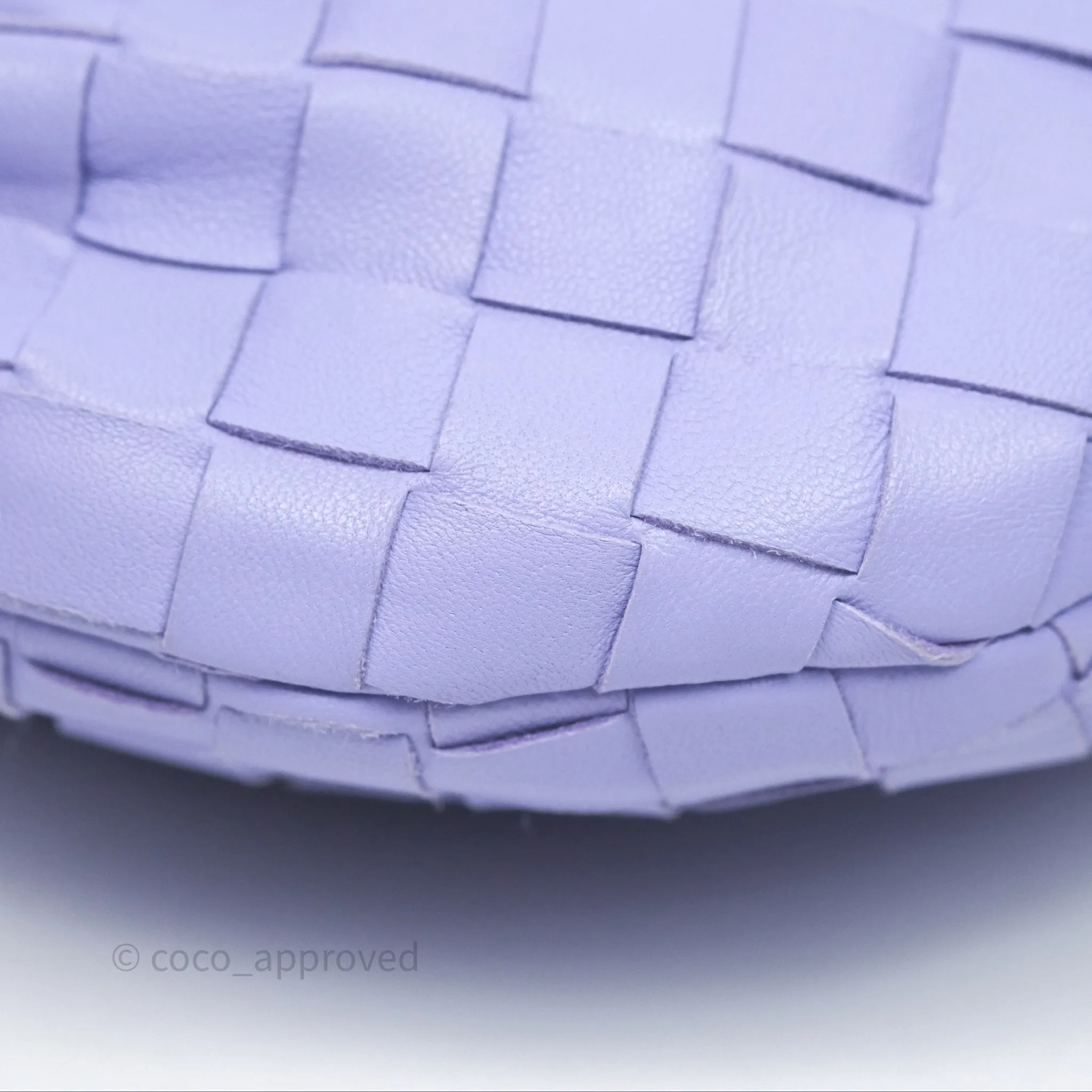 Bottega Veneta Mini Jodie Bag Purple Intrecciato Lambskin