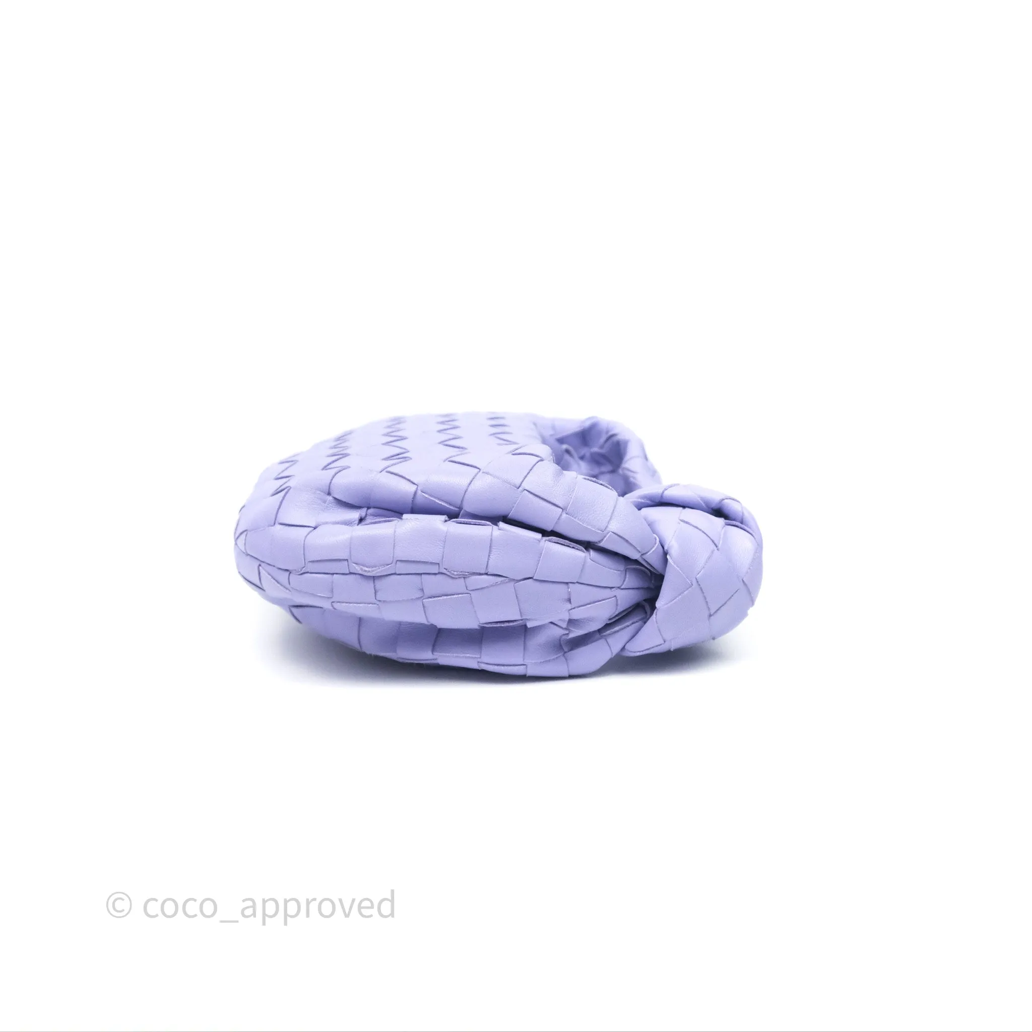 Bottega Veneta Mini Jodie Bag Purple Intrecciato Lambskin