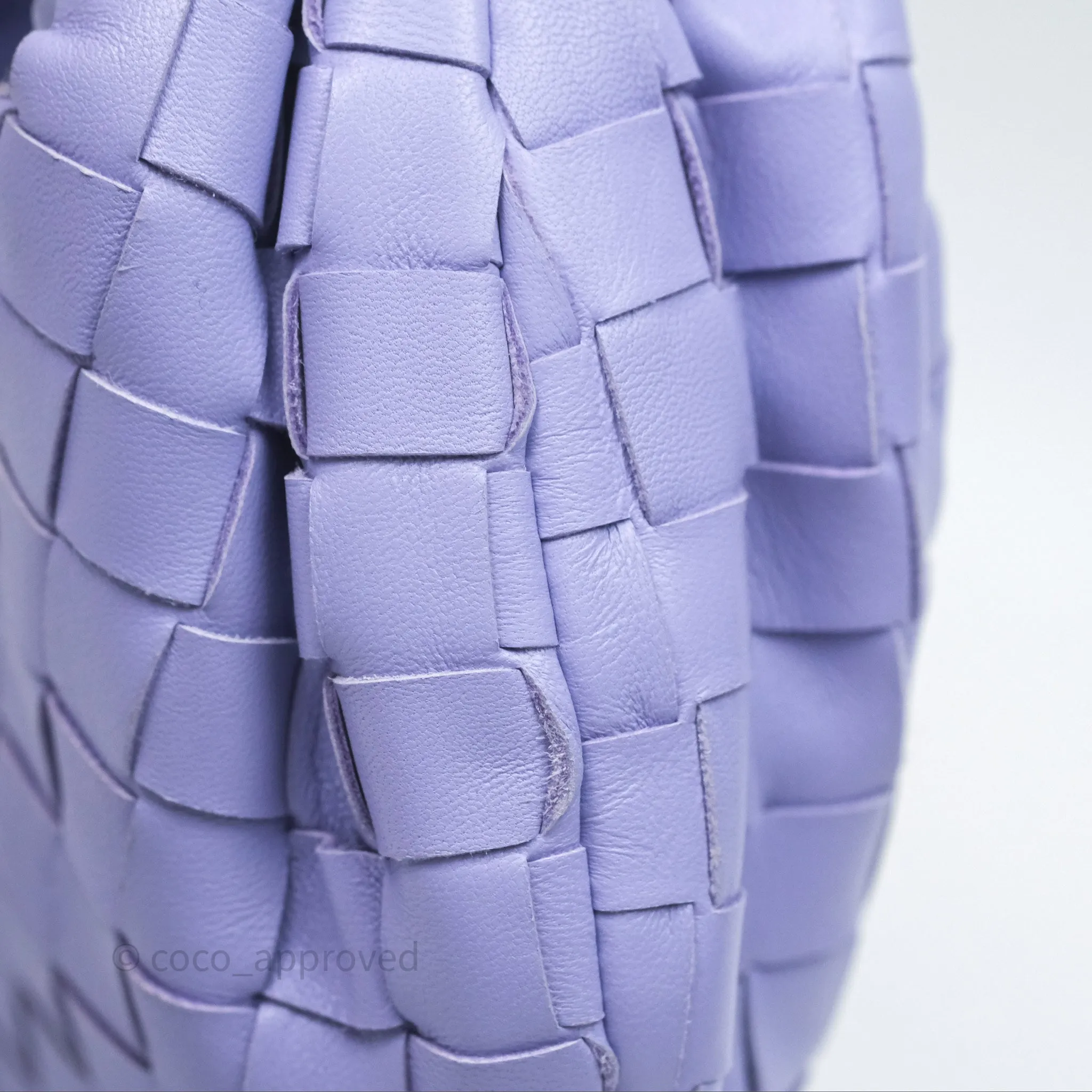 Bottega Veneta Mini Jodie Bag Purple Intrecciato Lambskin