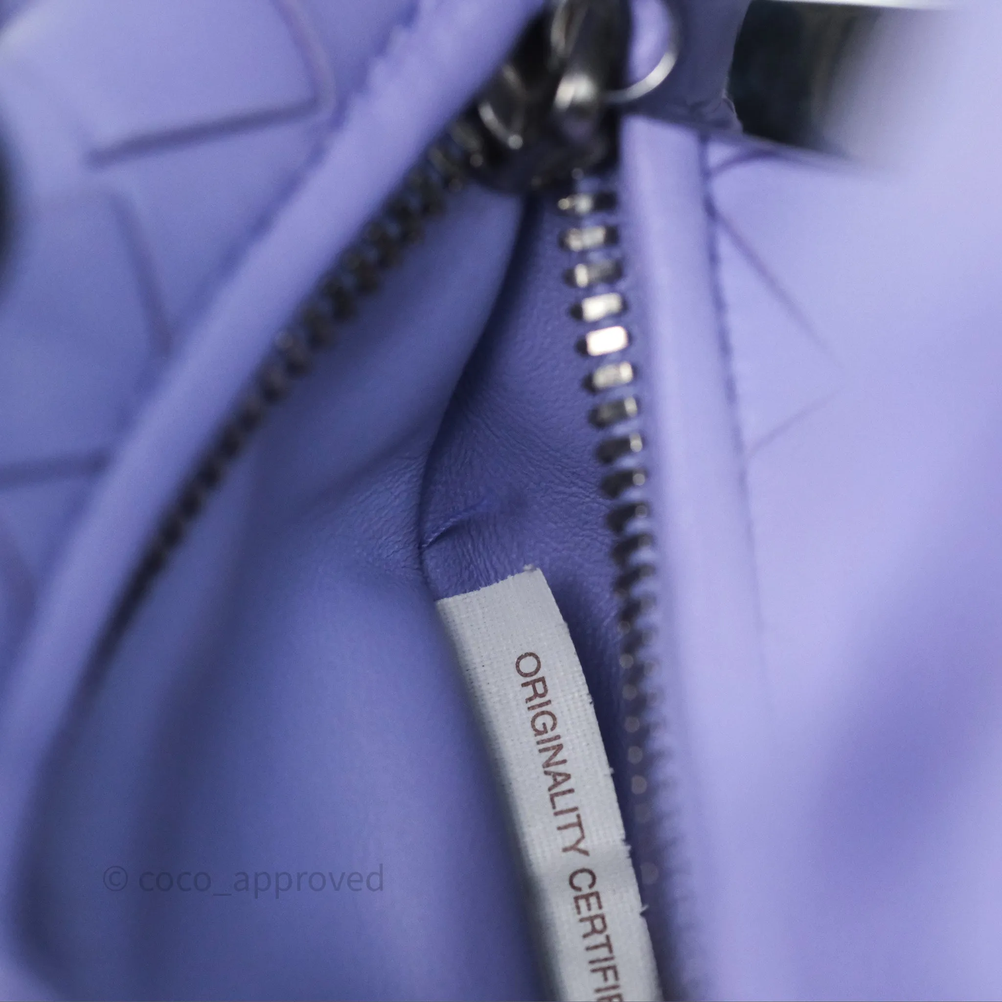 Bottega Veneta Mini Jodie Bag Purple Intrecciato Lambskin