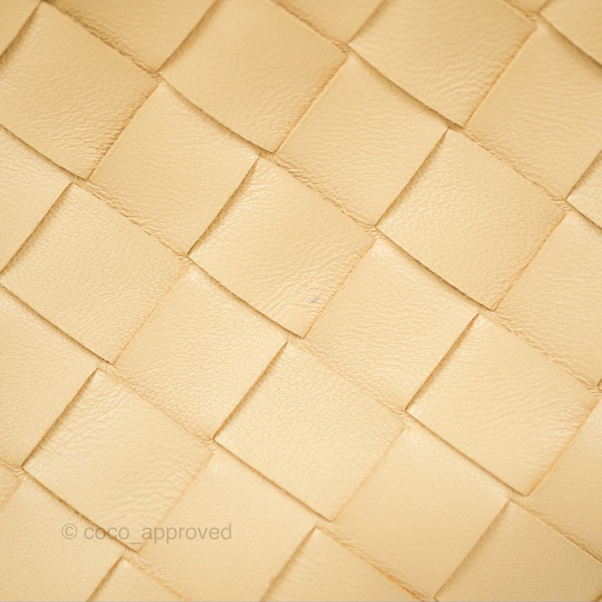 Bottega Veneta Mini Jodie Clutch Bag Intrecciato Porridge Lambskin Gold Hardware