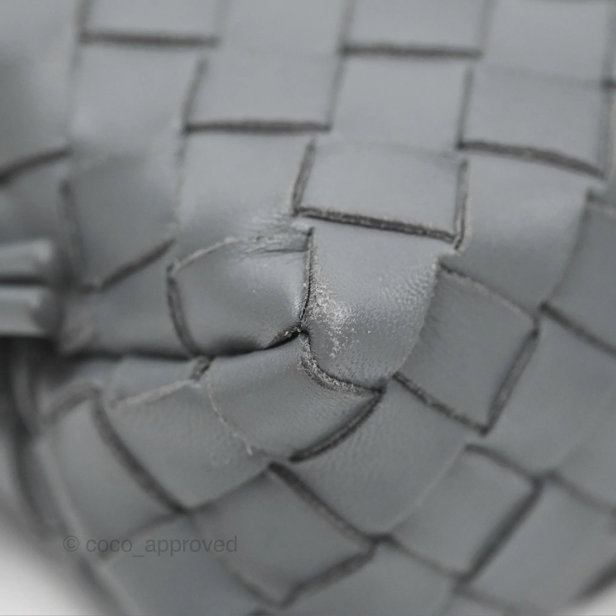 Bottega Veneta Mini Loop Camera Bag Intrecciato Lambskin Thunder