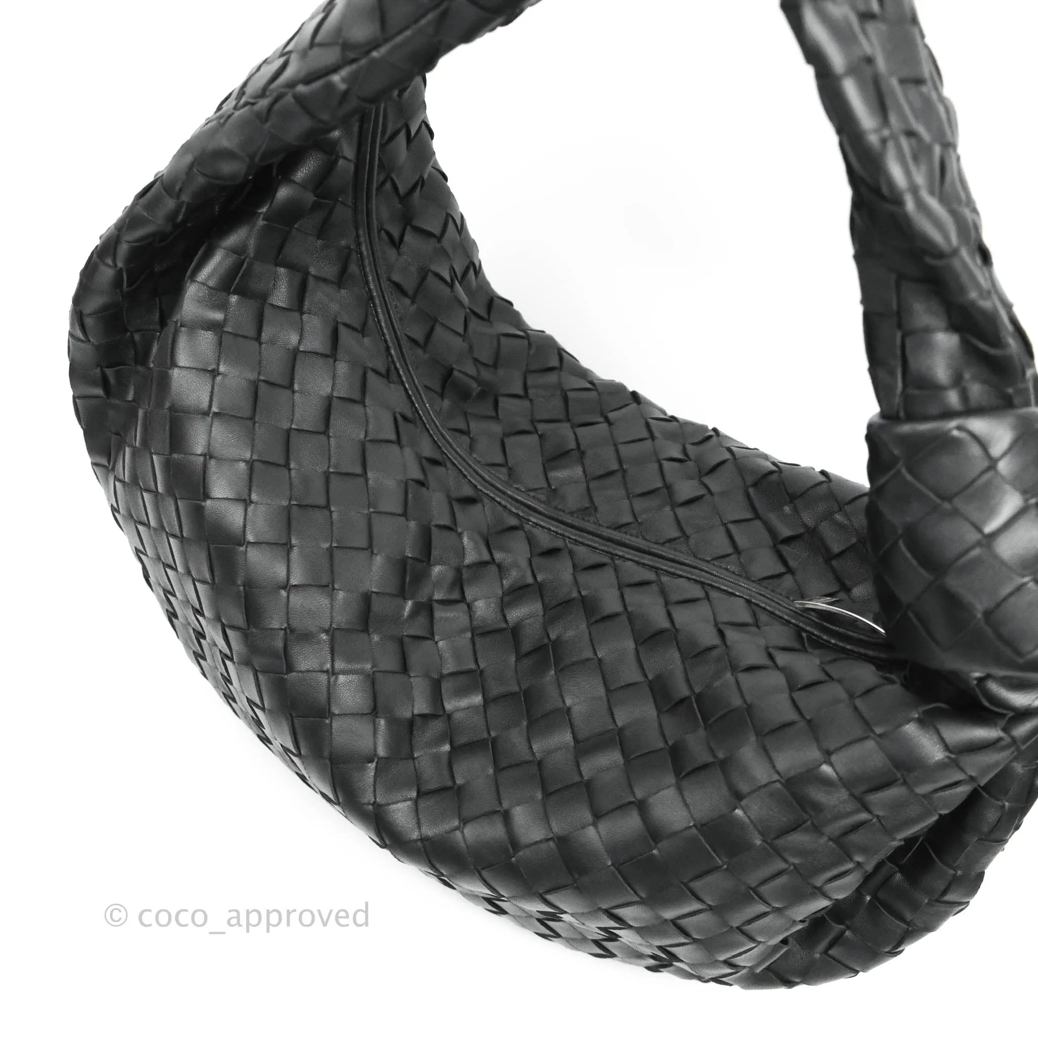 Bottega Veneta Nappa Intrecciato Medium BV Jodie Black