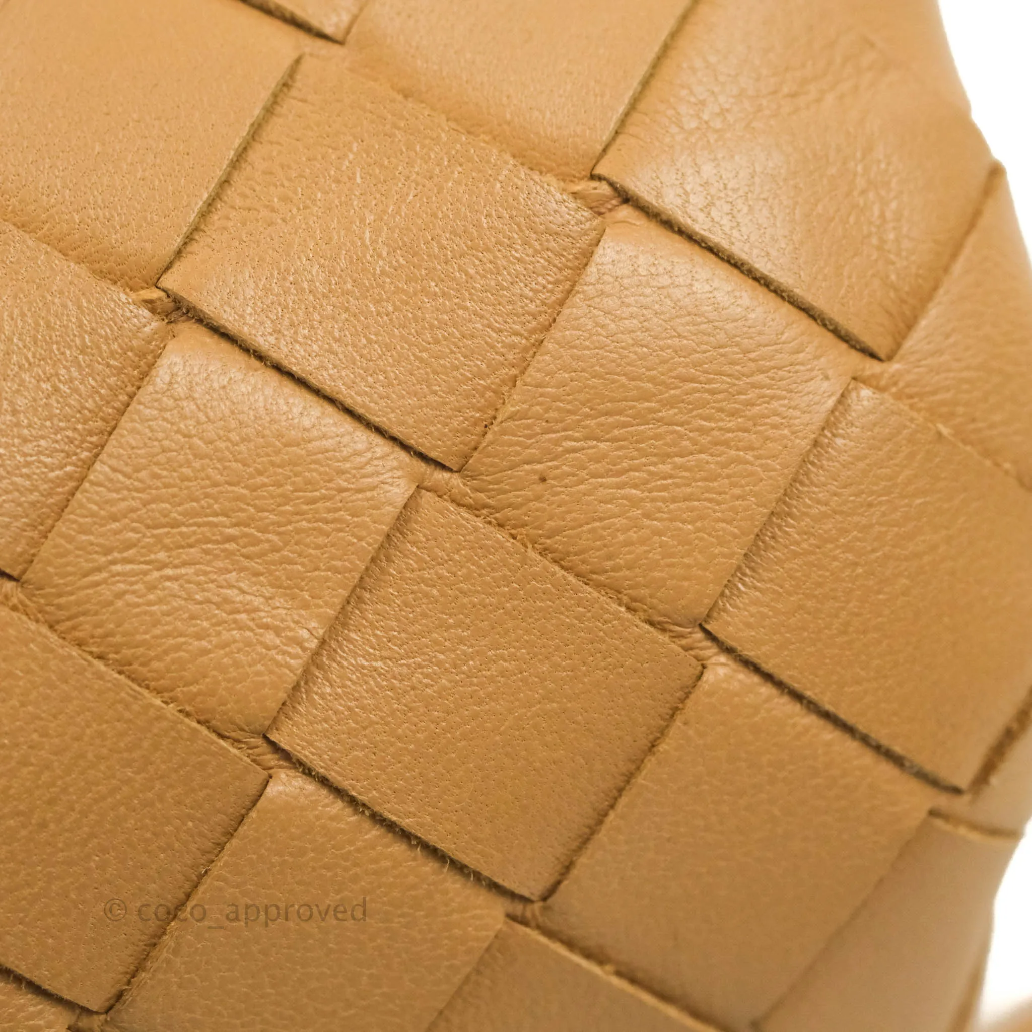 Bottega Veneta Nappa Intrecciato The Mini Pouch Carmel
