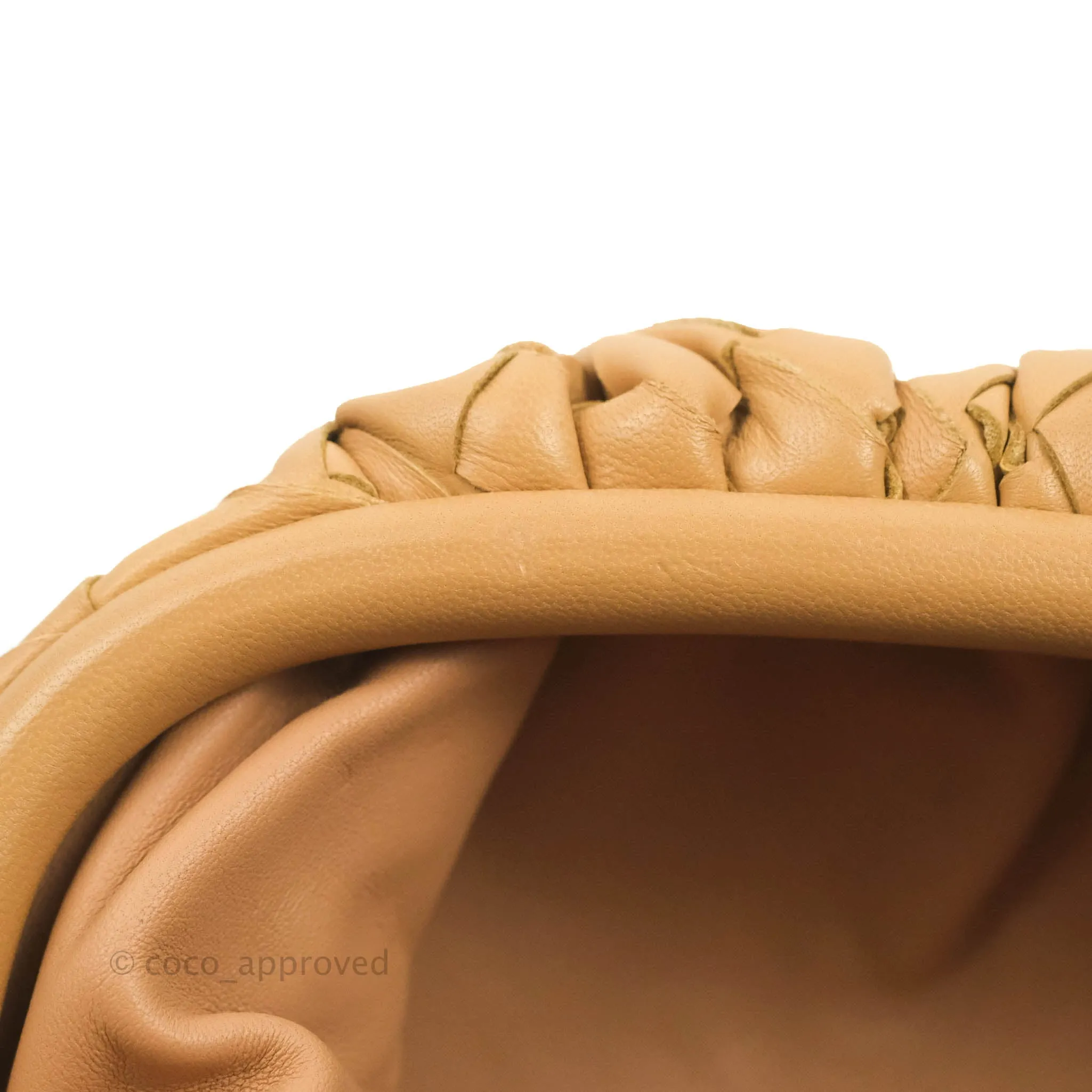 Bottega Veneta Nappa Intrecciato The Mini Pouch Carmel