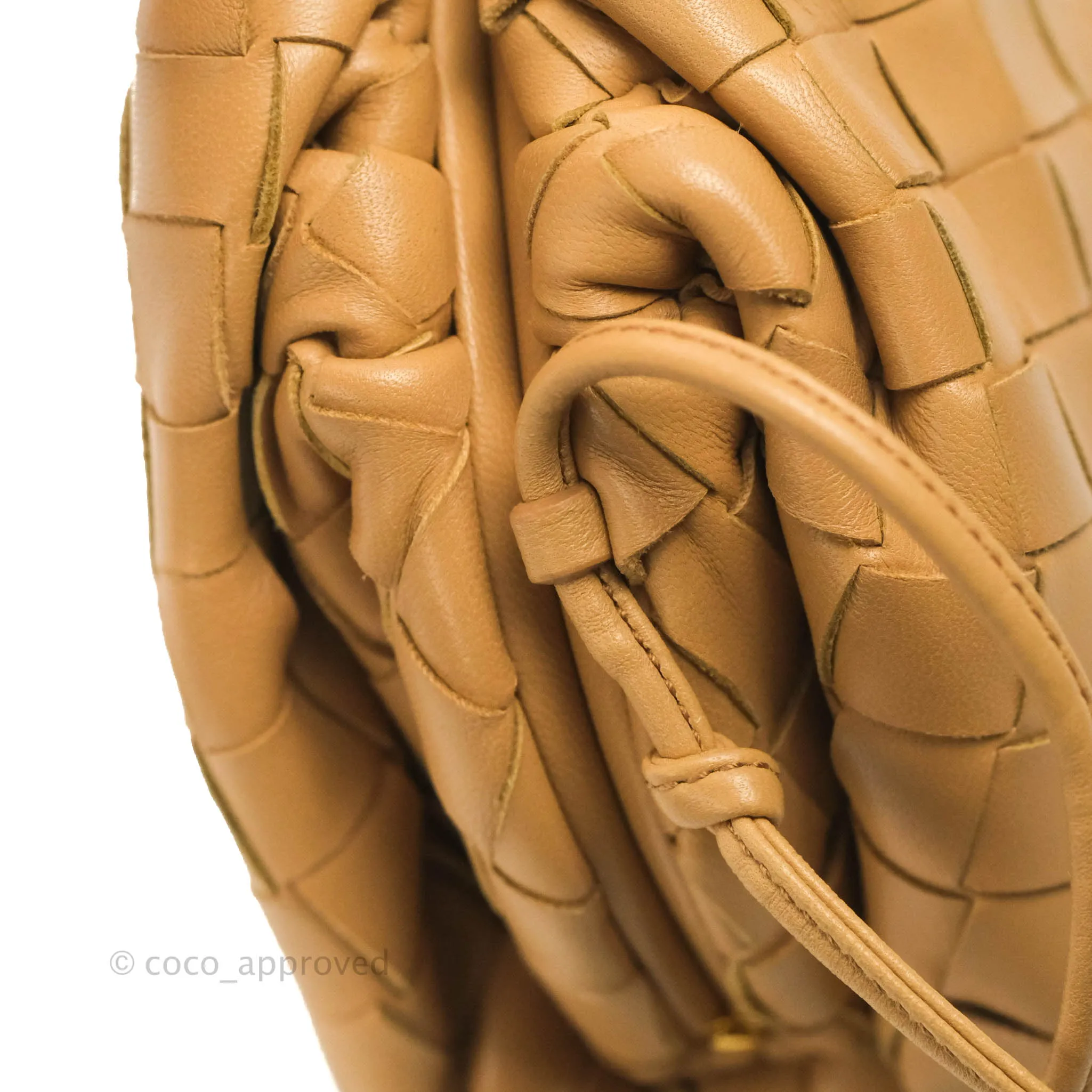 Bottega Veneta Nappa Intrecciato The Mini Pouch Carmel