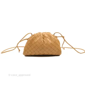 Bottega Veneta Nappa Intrecciato The Mini Pouch Carmel