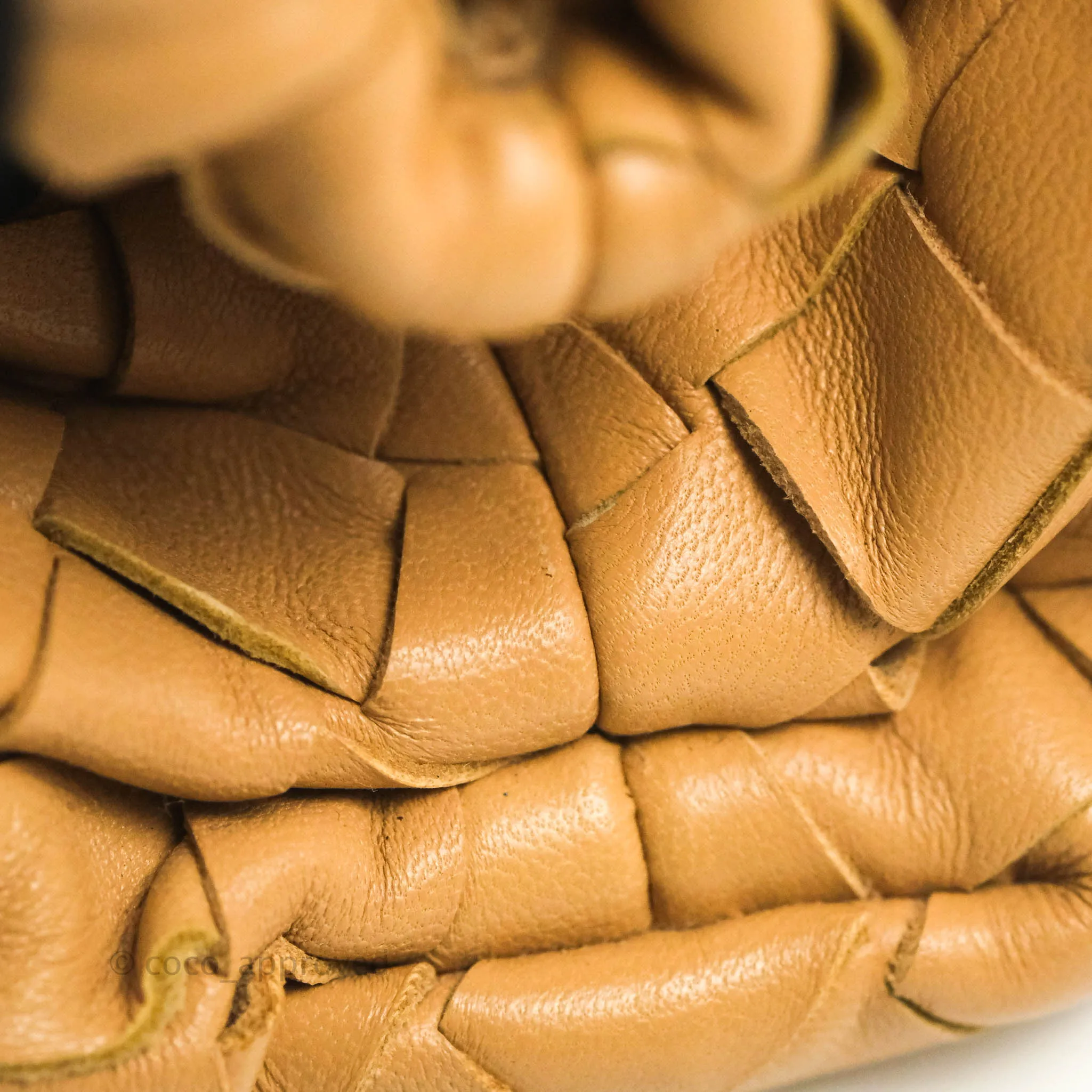 Bottega Veneta Nappa Intrecciato The Mini Pouch Carmel