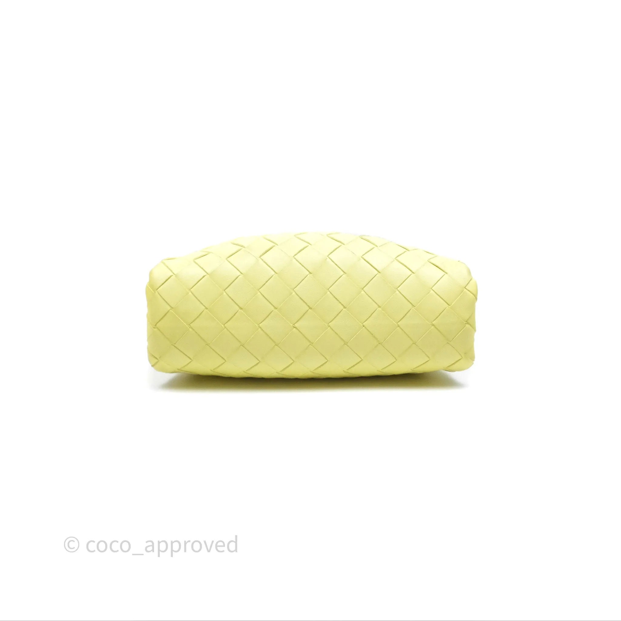 Bottega Veneta Nappa Intrecciato The Mini Pouch Yellow