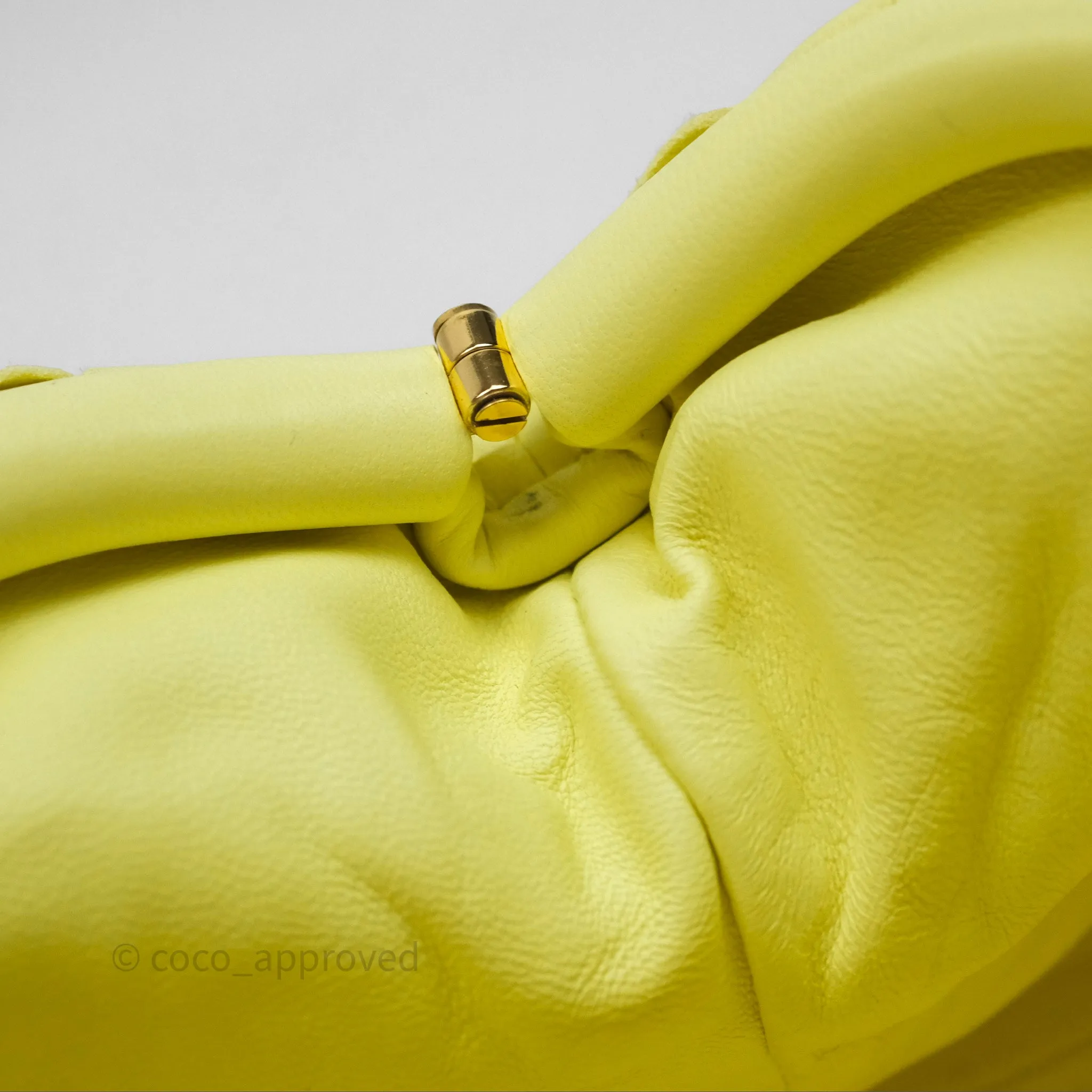 Bottega Veneta Nappa Intrecciato The Mini Pouch Yellow