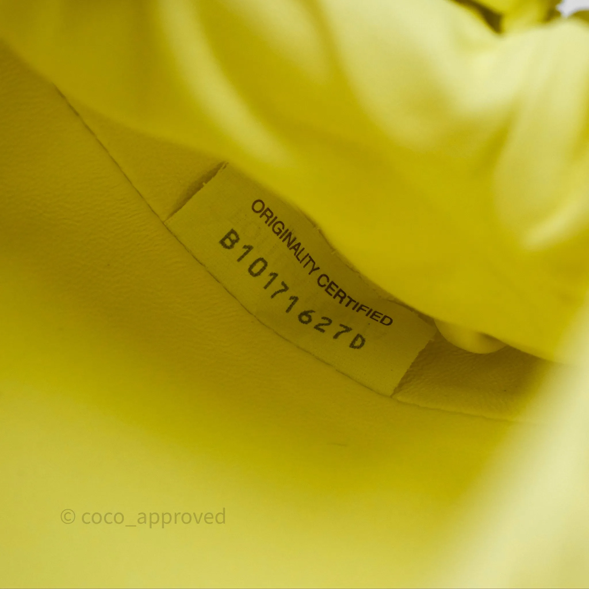 Bottega Veneta Nappa Intrecciato The Mini Pouch Yellow