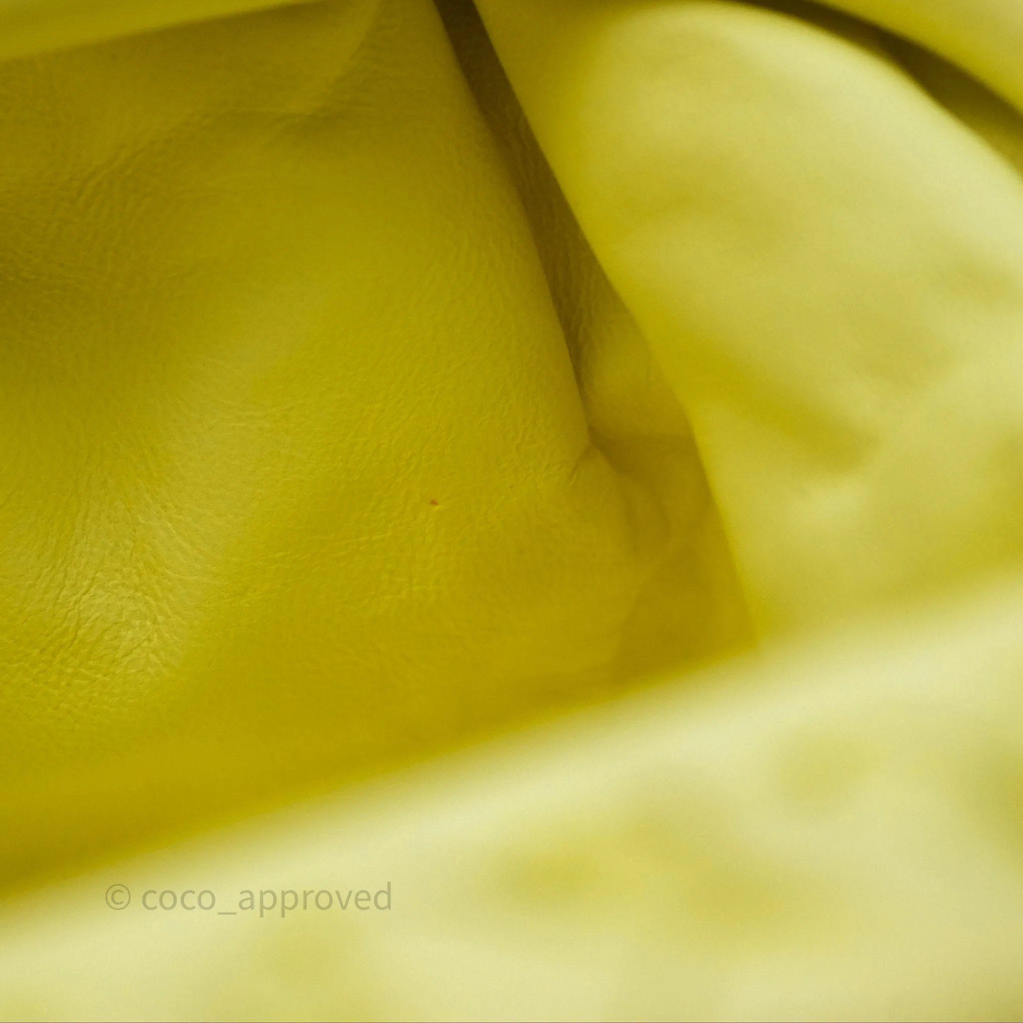 Bottega Veneta Nappa Intrecciato The Mini Pouch Yellow