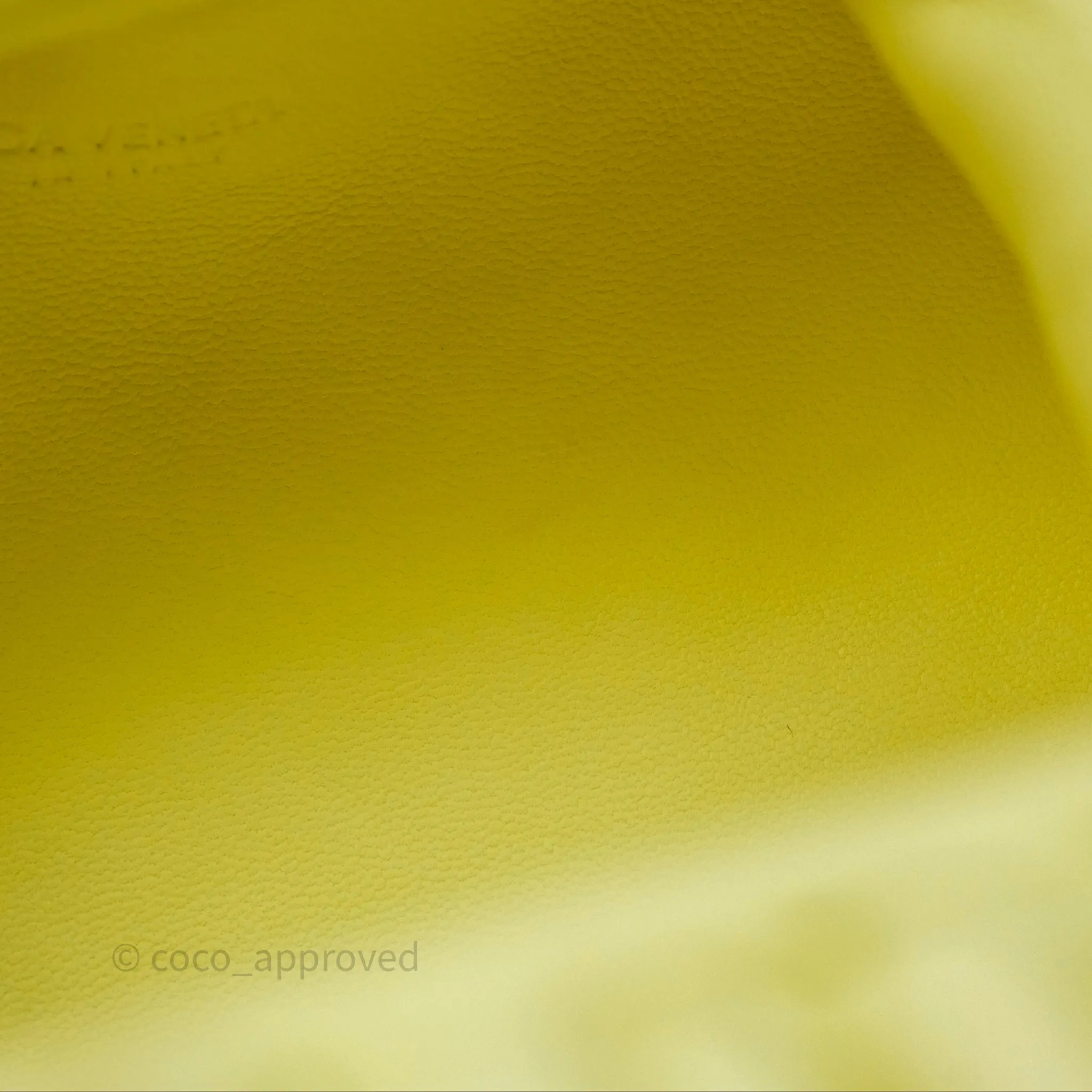 Bottega Veneta Nappa Intrecciato The Mini Pouch Yellow