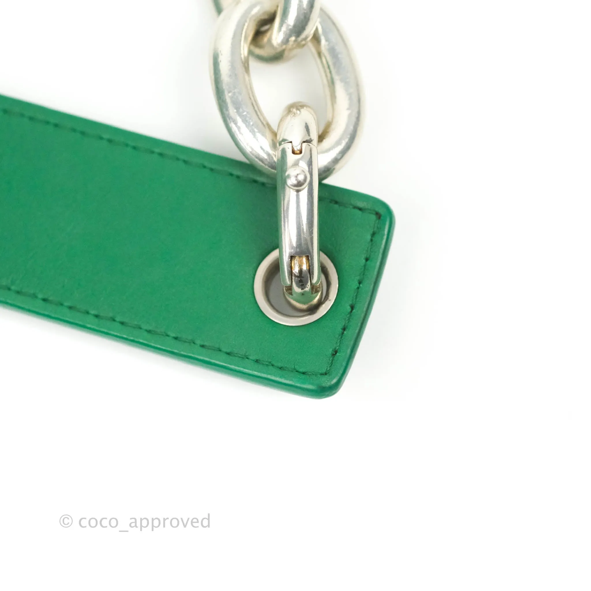 Bottega Veneta Nappa The Belt Chain Pouch Green