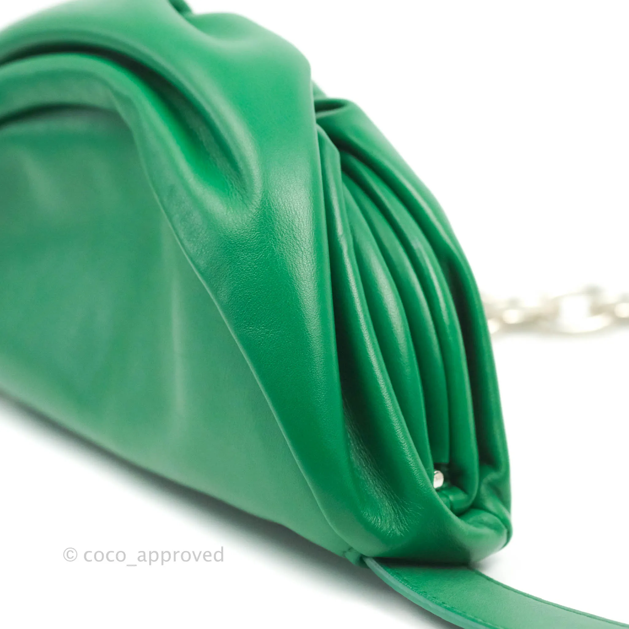 Bottega Veneta Nappa The Belt Chain Pouch Green