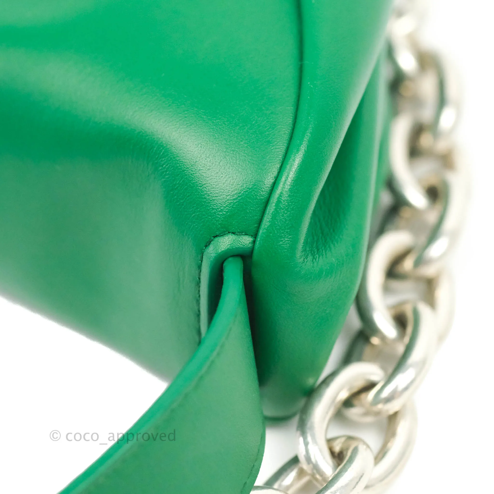 Bottega Veneta Nappa The Belt Chain Pouch Green