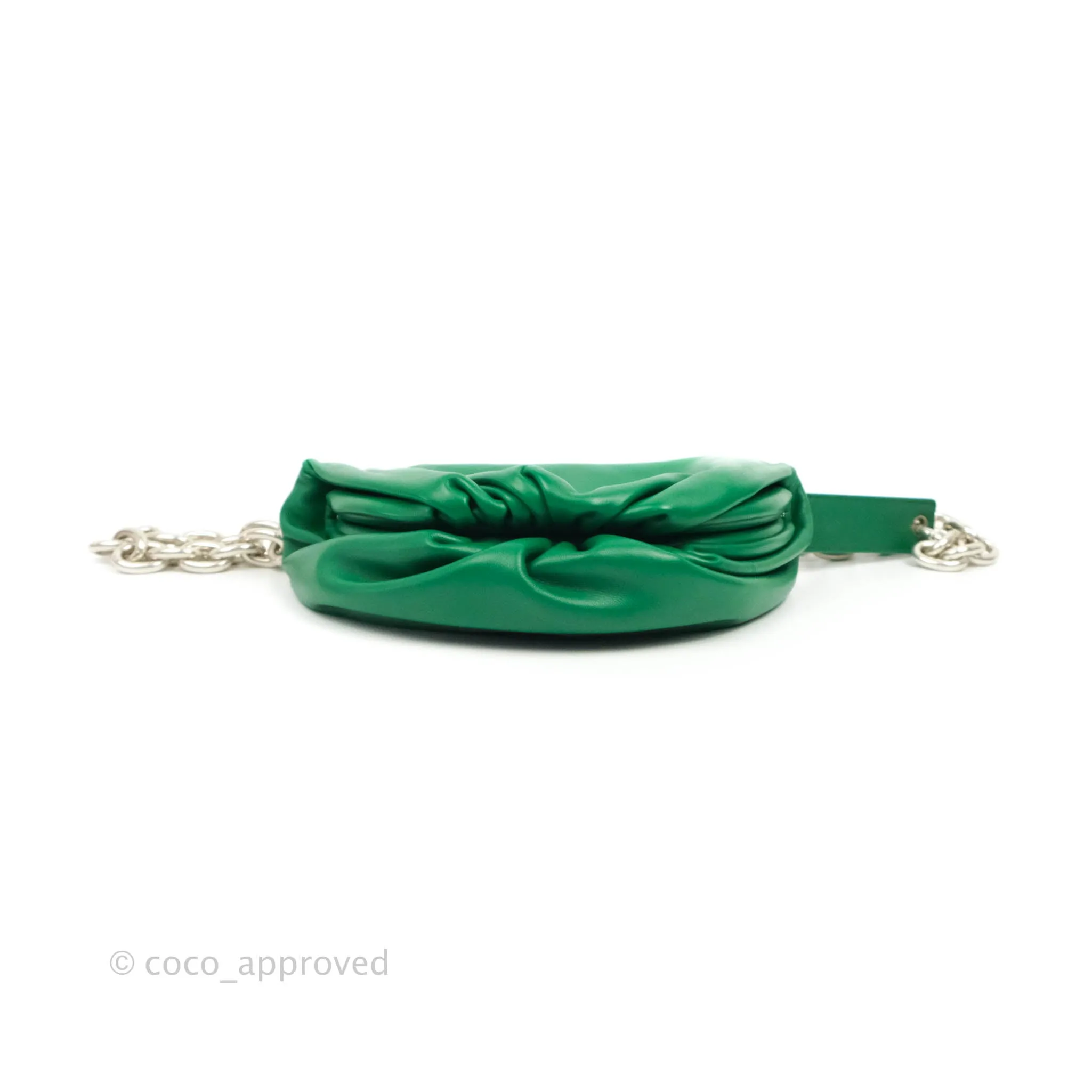 Bottega Veneta Nappa The Belt Chain Pouch Green