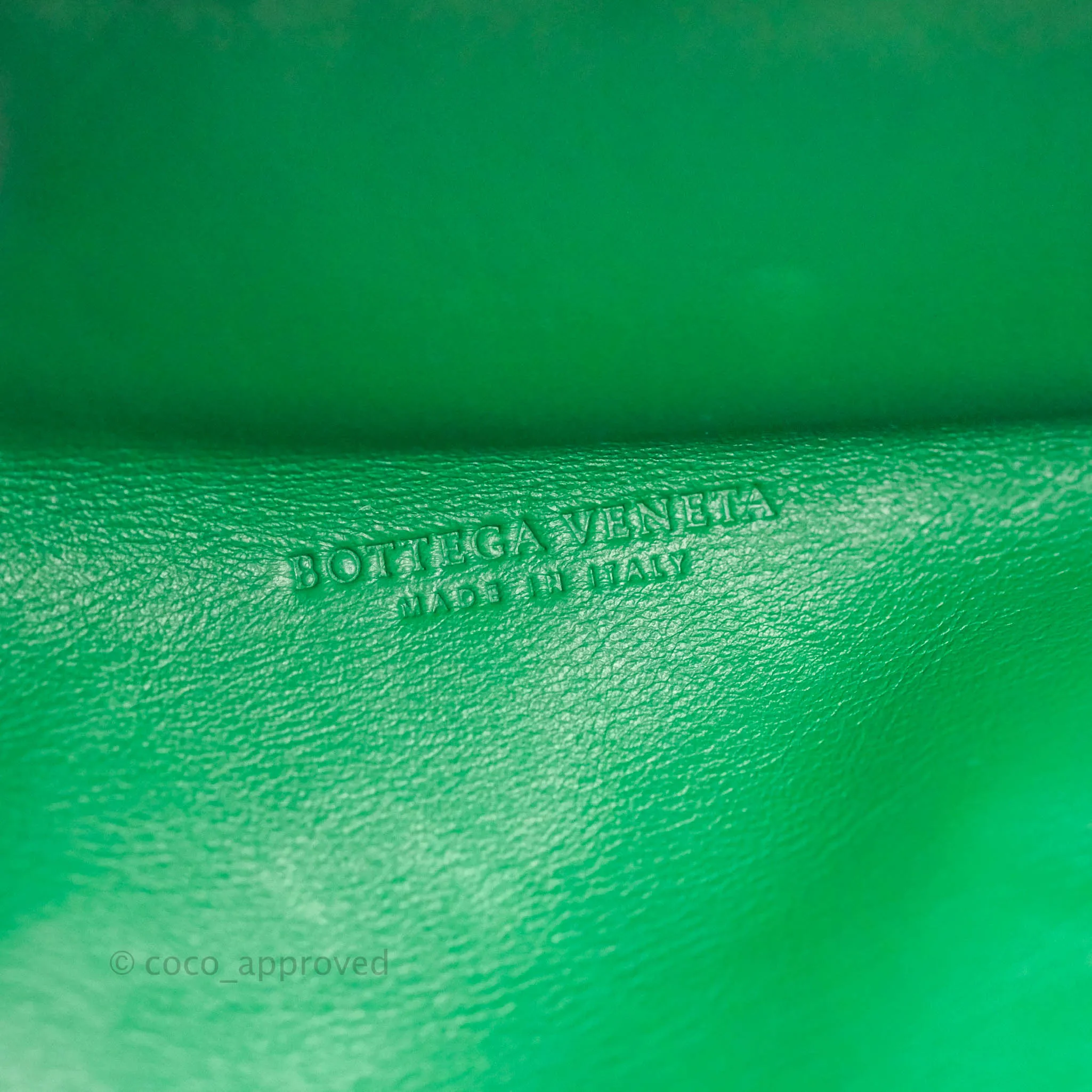 Bottega Veneta Nappa The Belt Chain Pouch Green