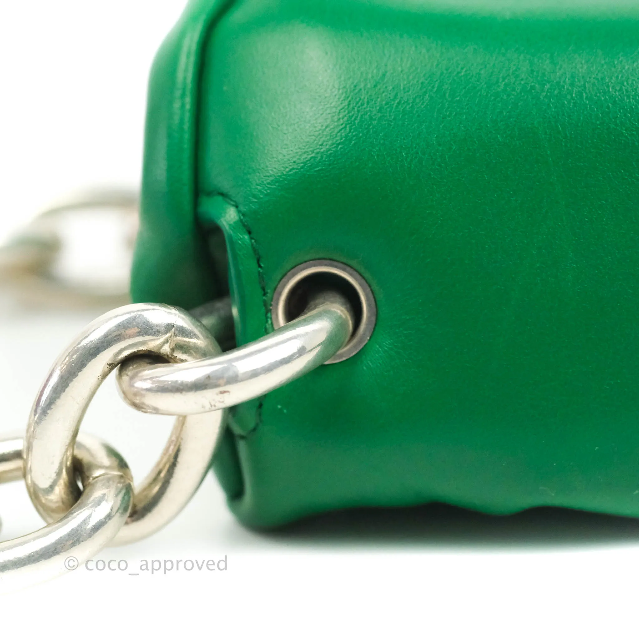 Bottega Veneta Nappa The Belt Chain Pouch Green