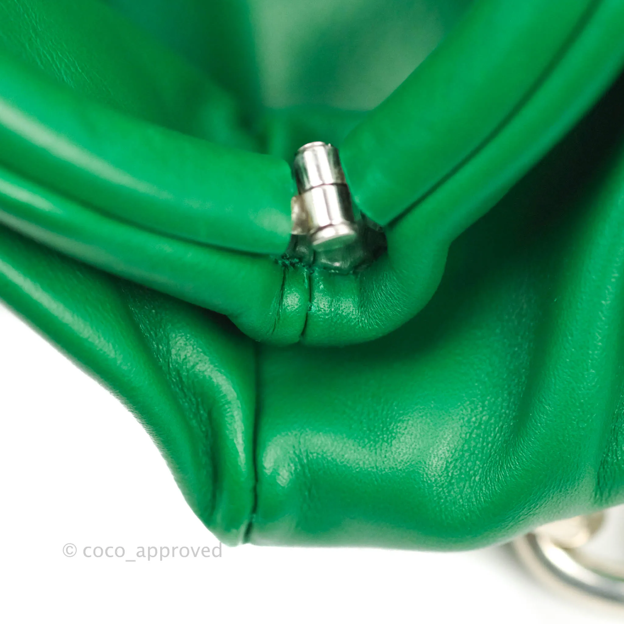 Bottega Veneta Nappa The Belt Chain Pouch Green