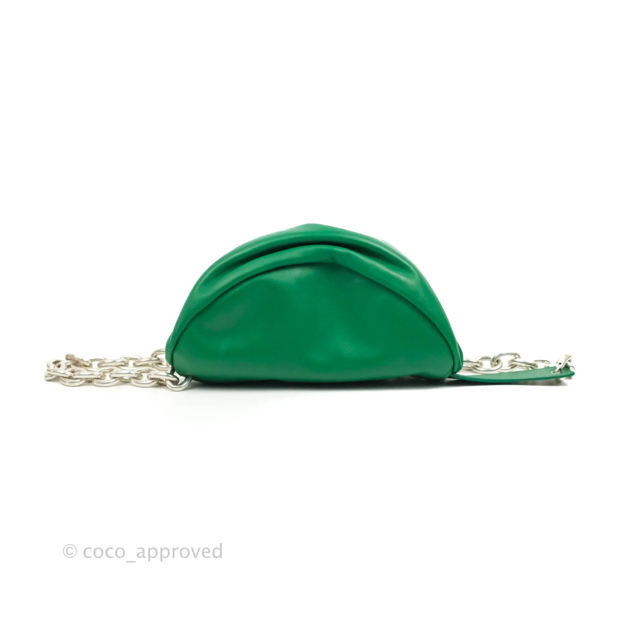 Bottega Veneta Nappa The Belt Chain Pouch Green