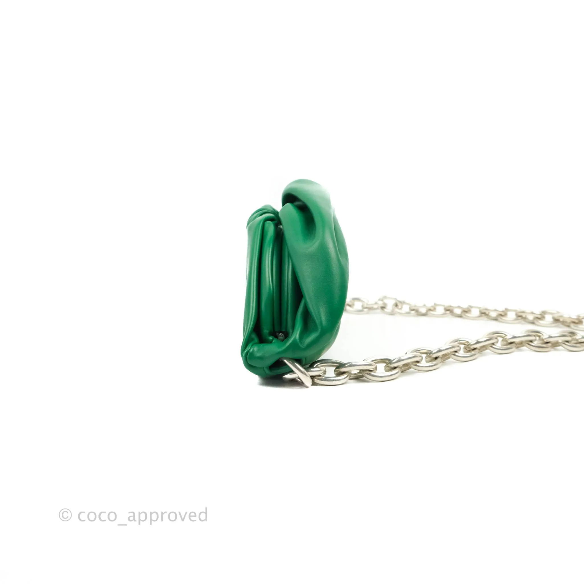 Bottega Veneta Nappa The Belt Chain Pouch Green