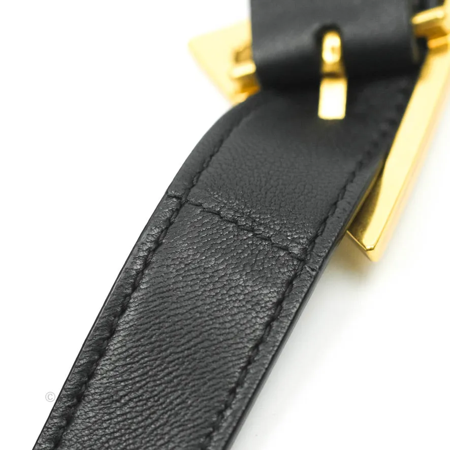 Bottega Veneta Padded Cassette Shoulder Bag Intrecciato Black Lambskin Gold Hardware