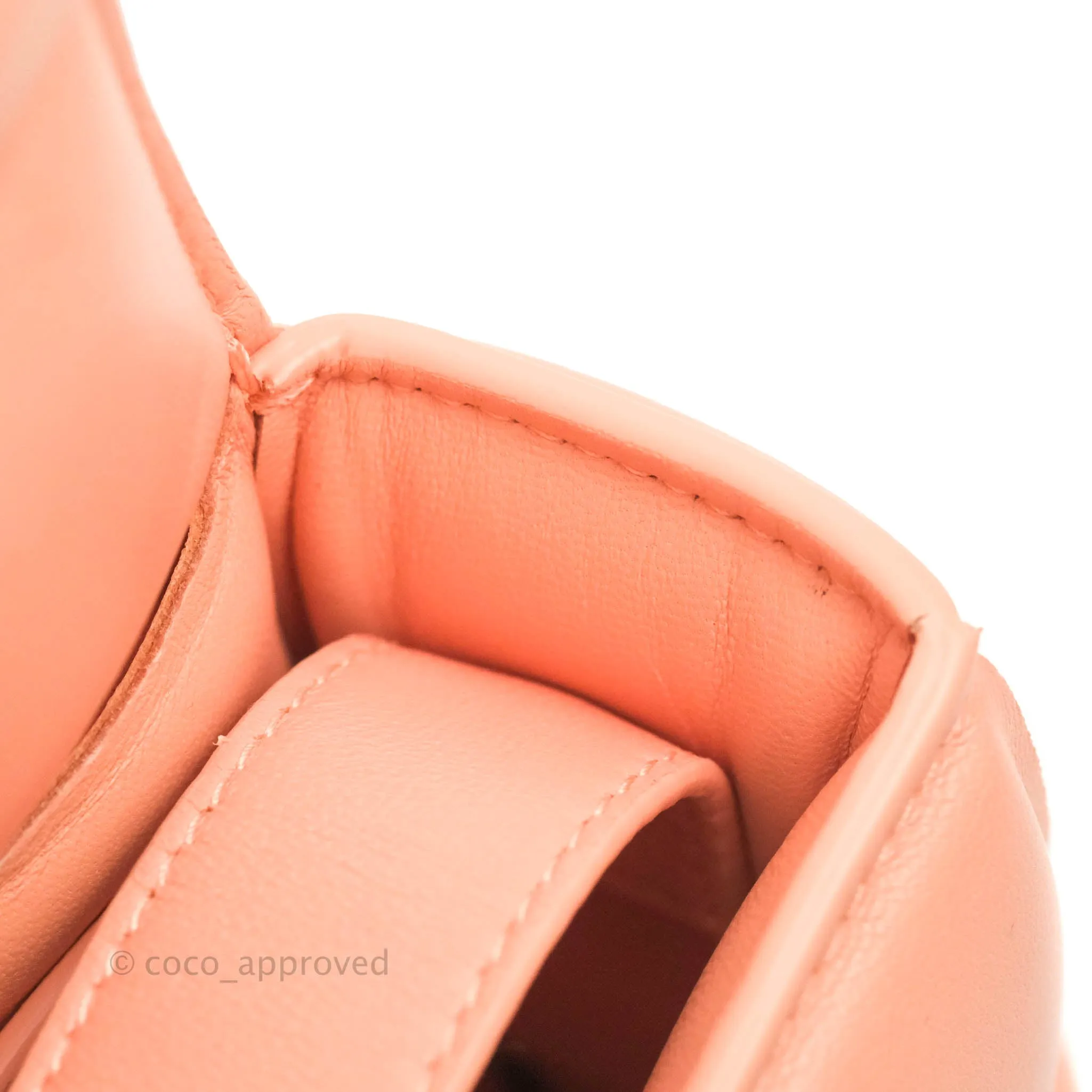 Bottega Veneta Padded Cassette Shoulder Bag Intrecciato Pink Lambskin Silver Hardware