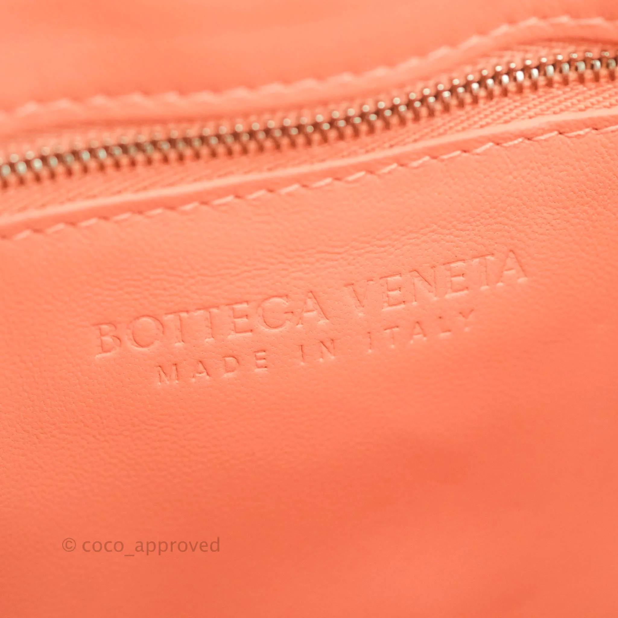 Bottega Veneta Padded Cassette Shoulder Bag Intrecciato Pink Lambskin Silver Hardware