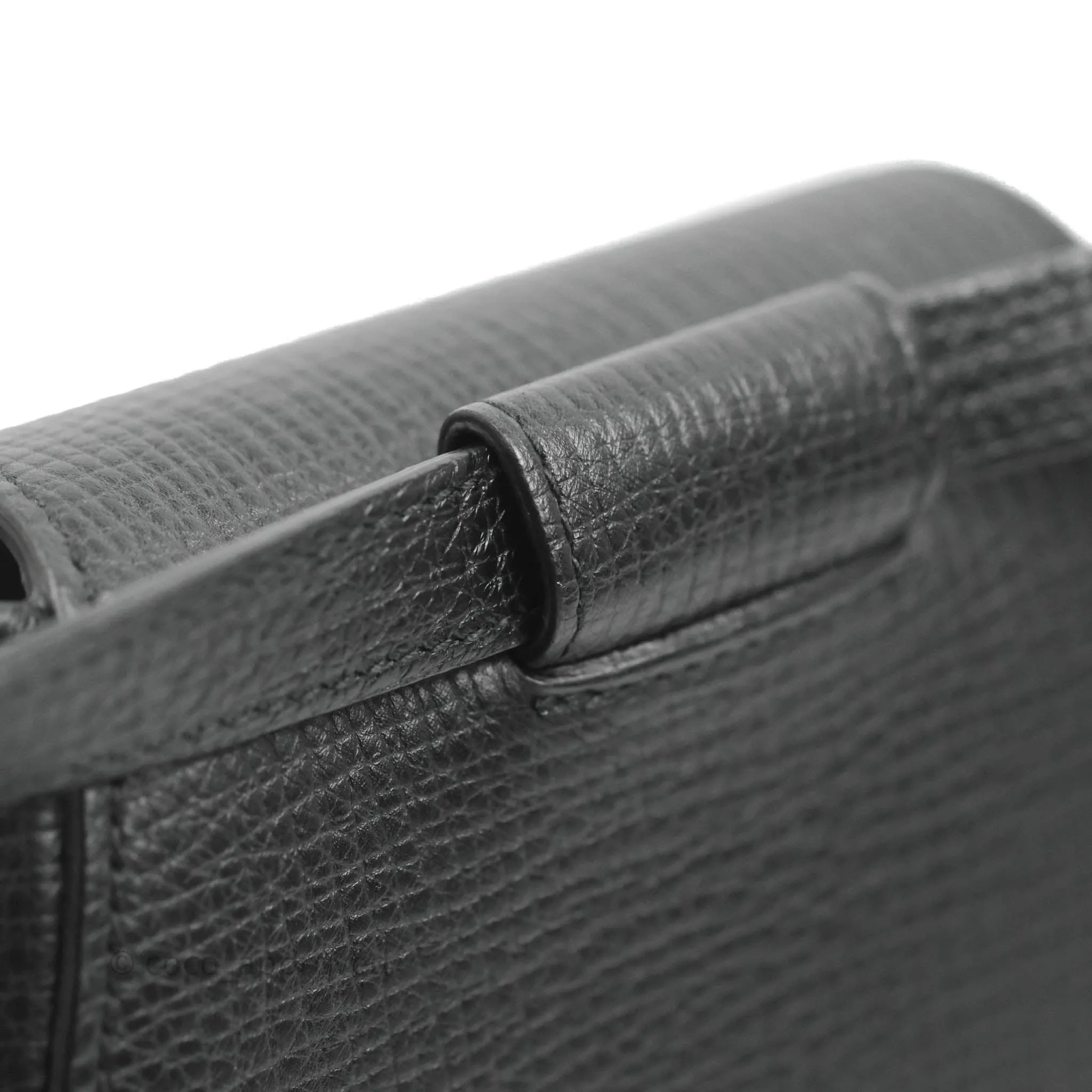 Bottega Veneta Palmellato Rounded Belt Bag Calfskin Black