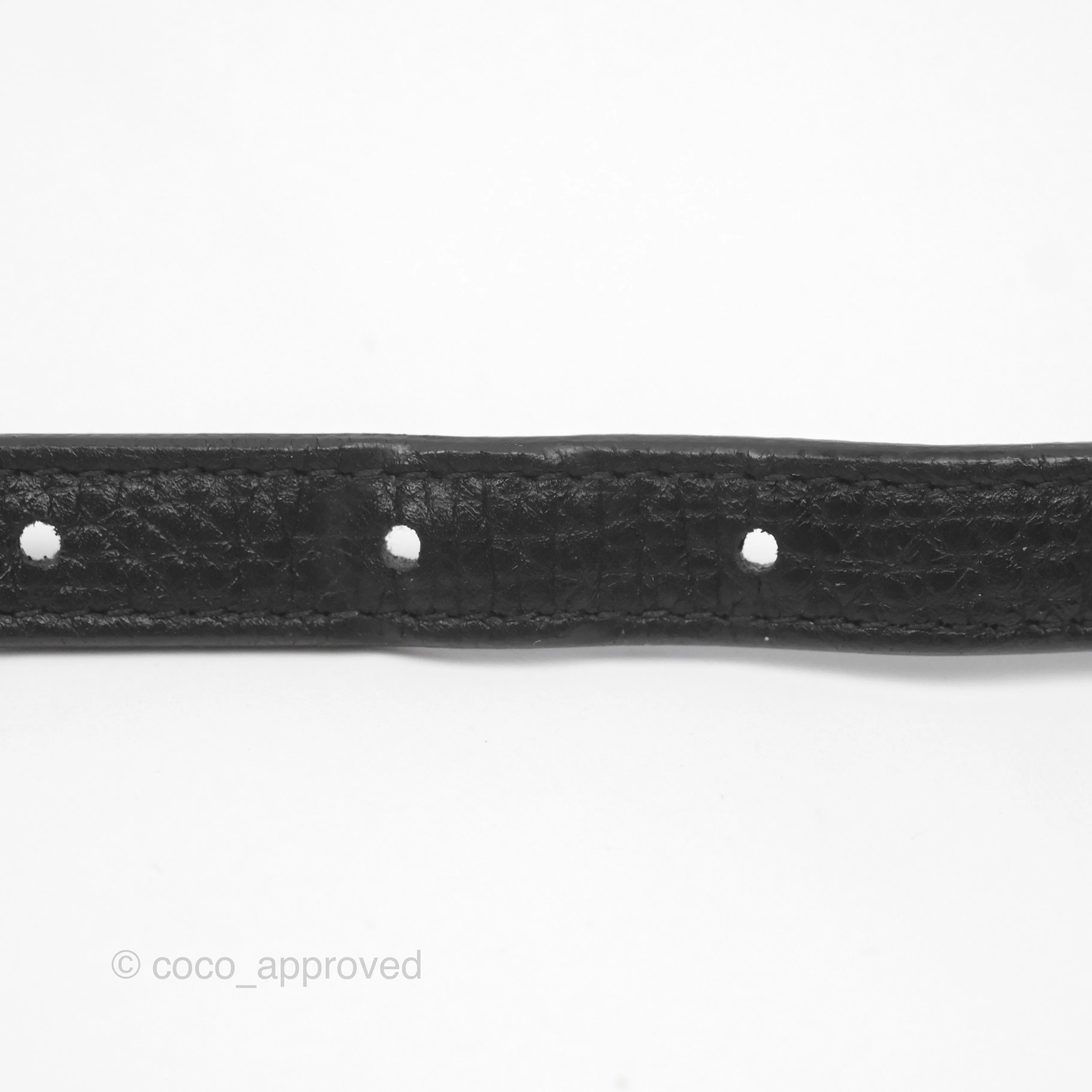 Bottega Veneta Palmellato Rounded Belt Bag Calfskin Black
