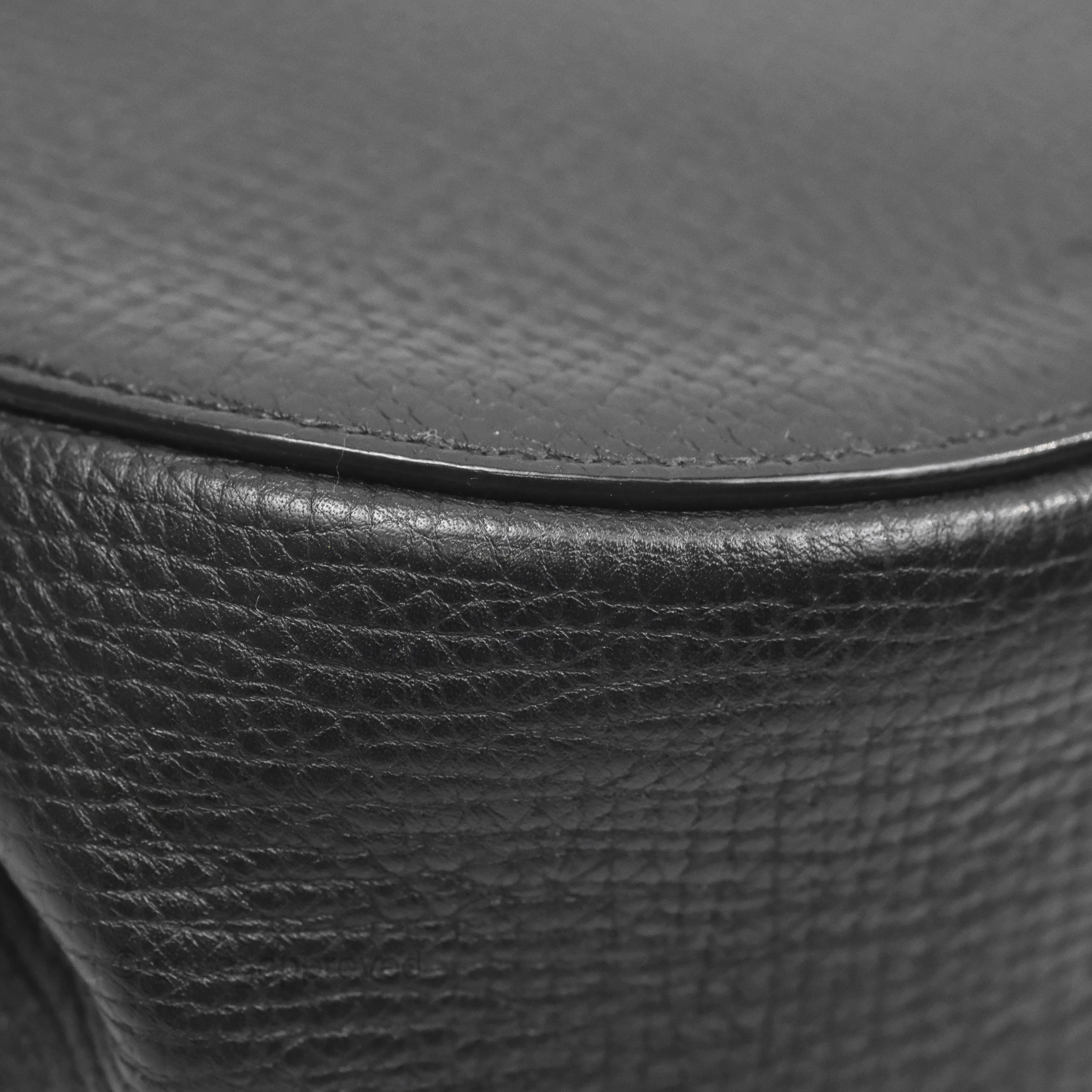 Bottega Veneta Palmellato Rounded Belt Bag Calfskin Black