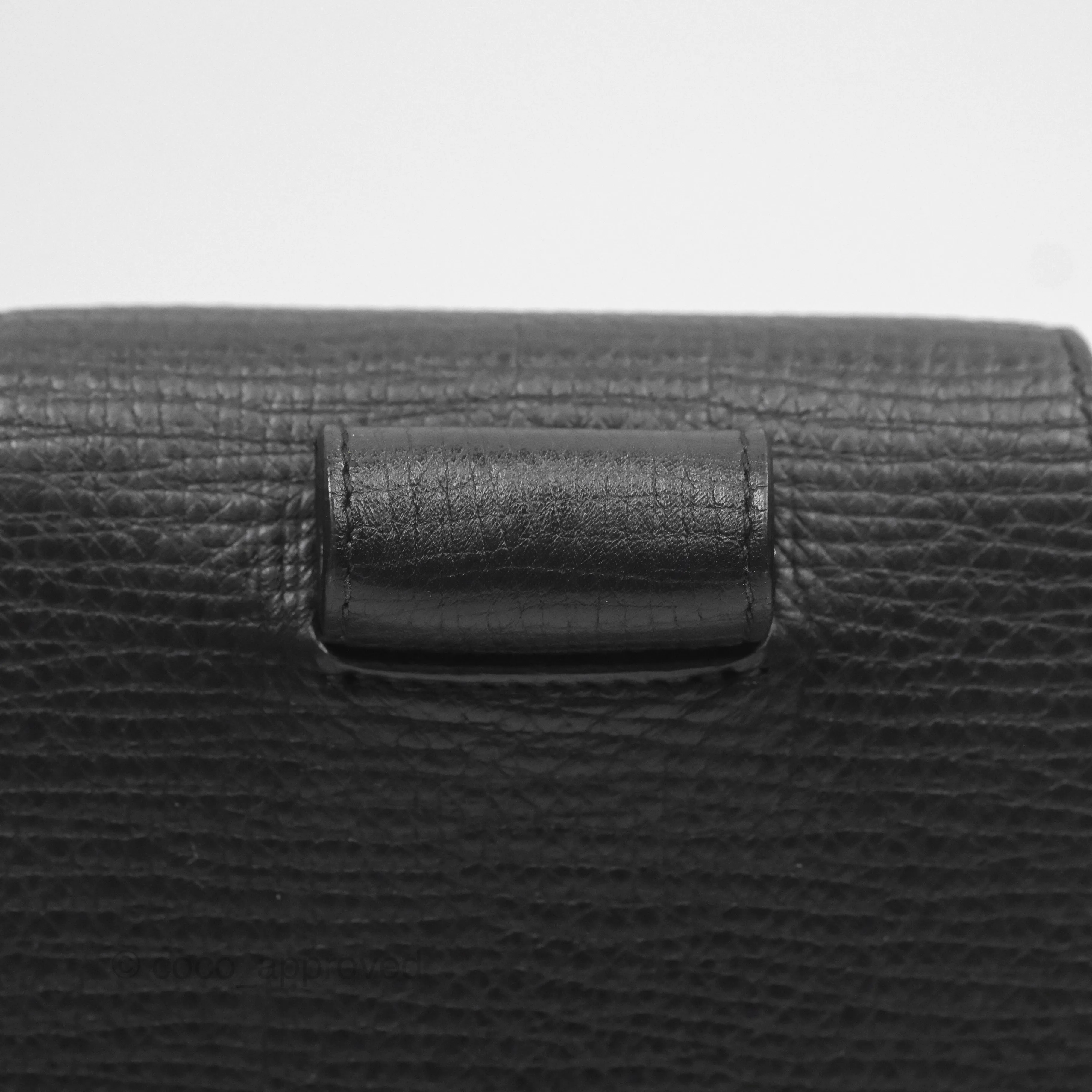 Bottega Veneta Palmellato Rounded Belt Bag Calfskin Black